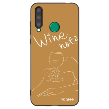 Picasee silikonový černý obal pro Honor 20 Lite - Wine not