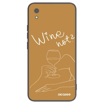 Picasee silikonový černý obal pro Xiaomi Redmi 7A - Wine not