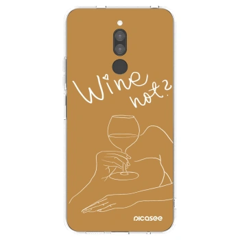 Picasee silikonový průhledný obal pro Xiaomi Redmi 8 - Wine not