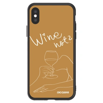 Picasee ULTIMATE CASE pro Apple iPhone X/XS - Wine not