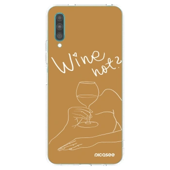Picasee silikonový průhledný obal pro Samsung Galaxy A30s A307F - Wine not