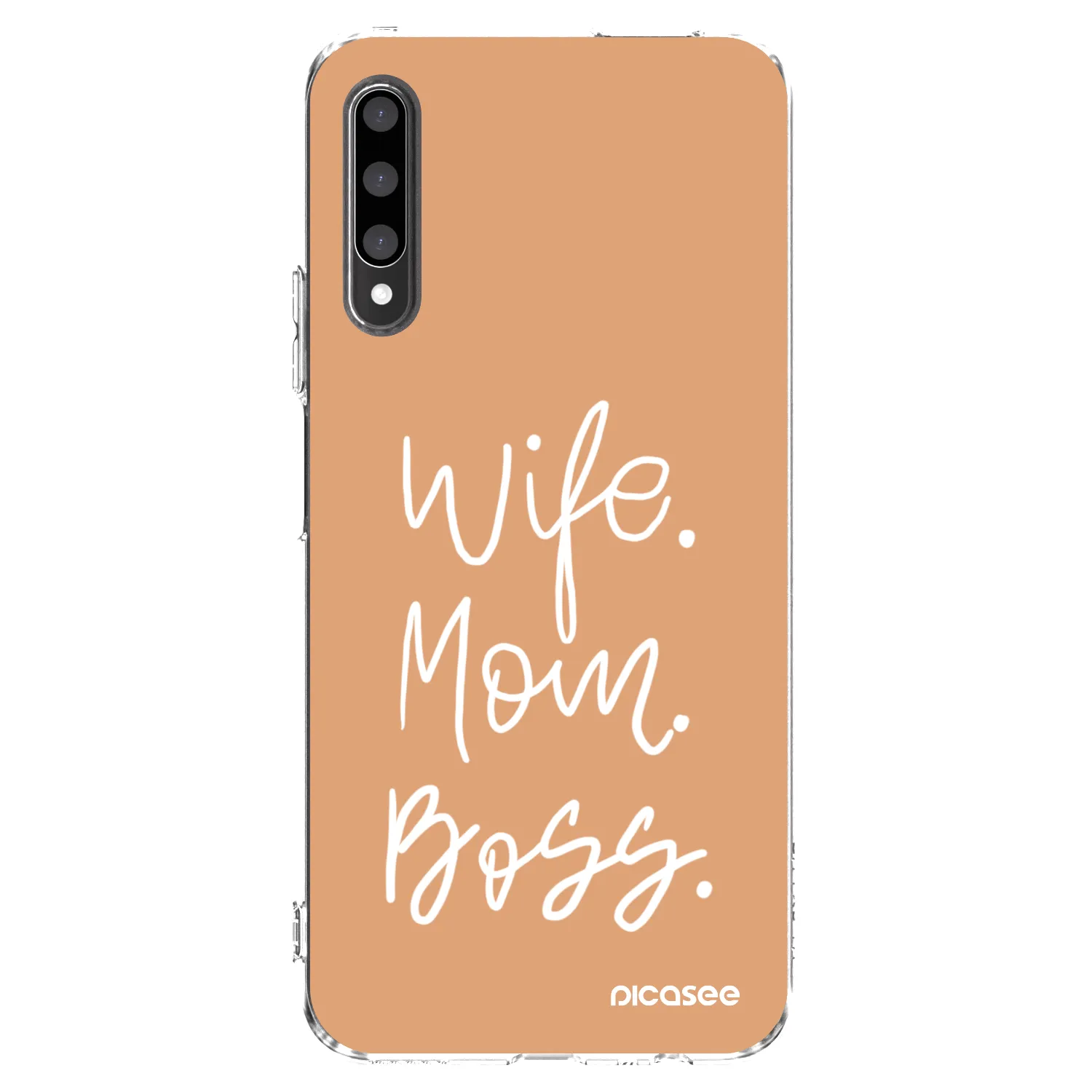 Picasee silikonový průhledný obal pro Honor 9X Pro - Boss Mama