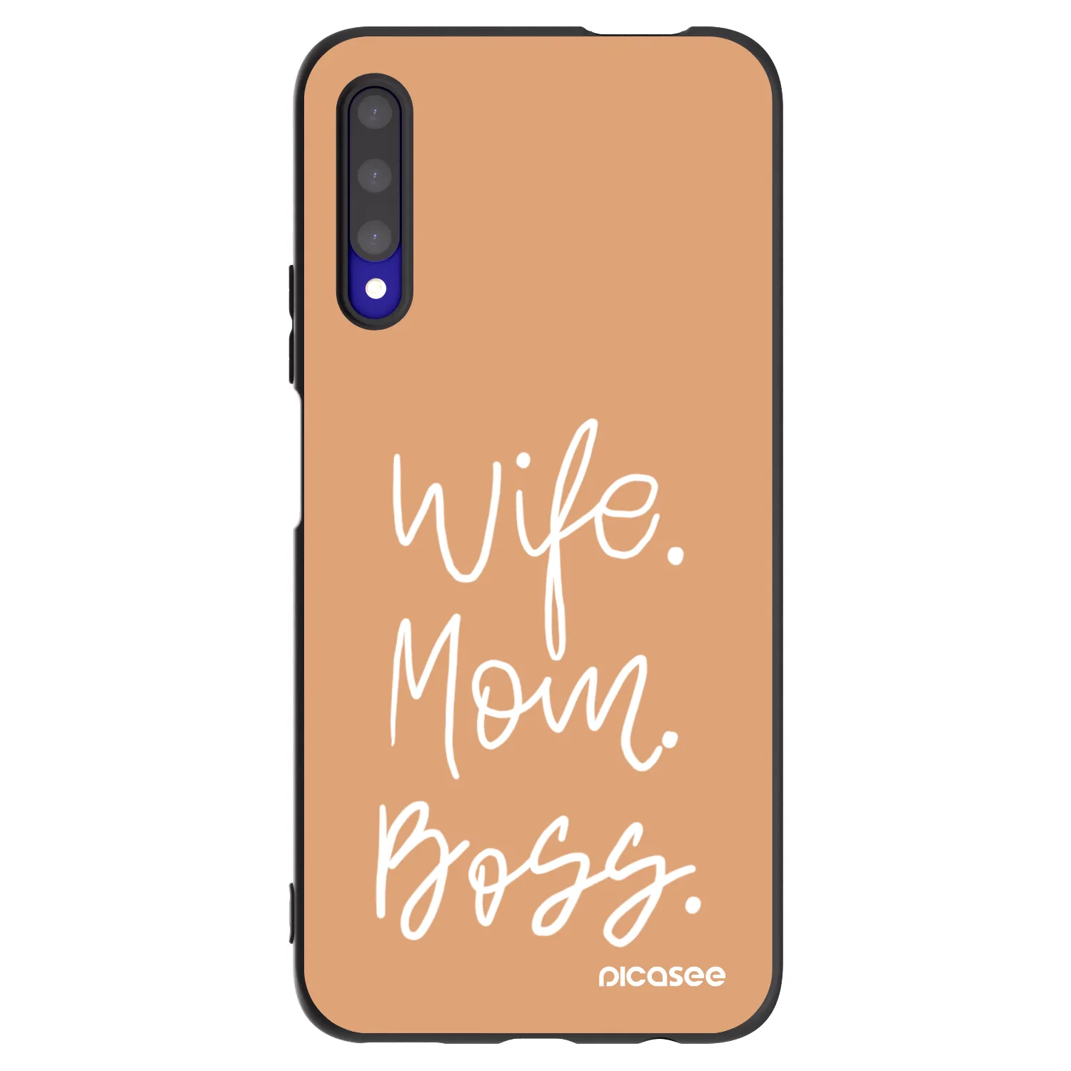 Picasee silikonový černý obal pro Honor 9X Pro - Boss Mama