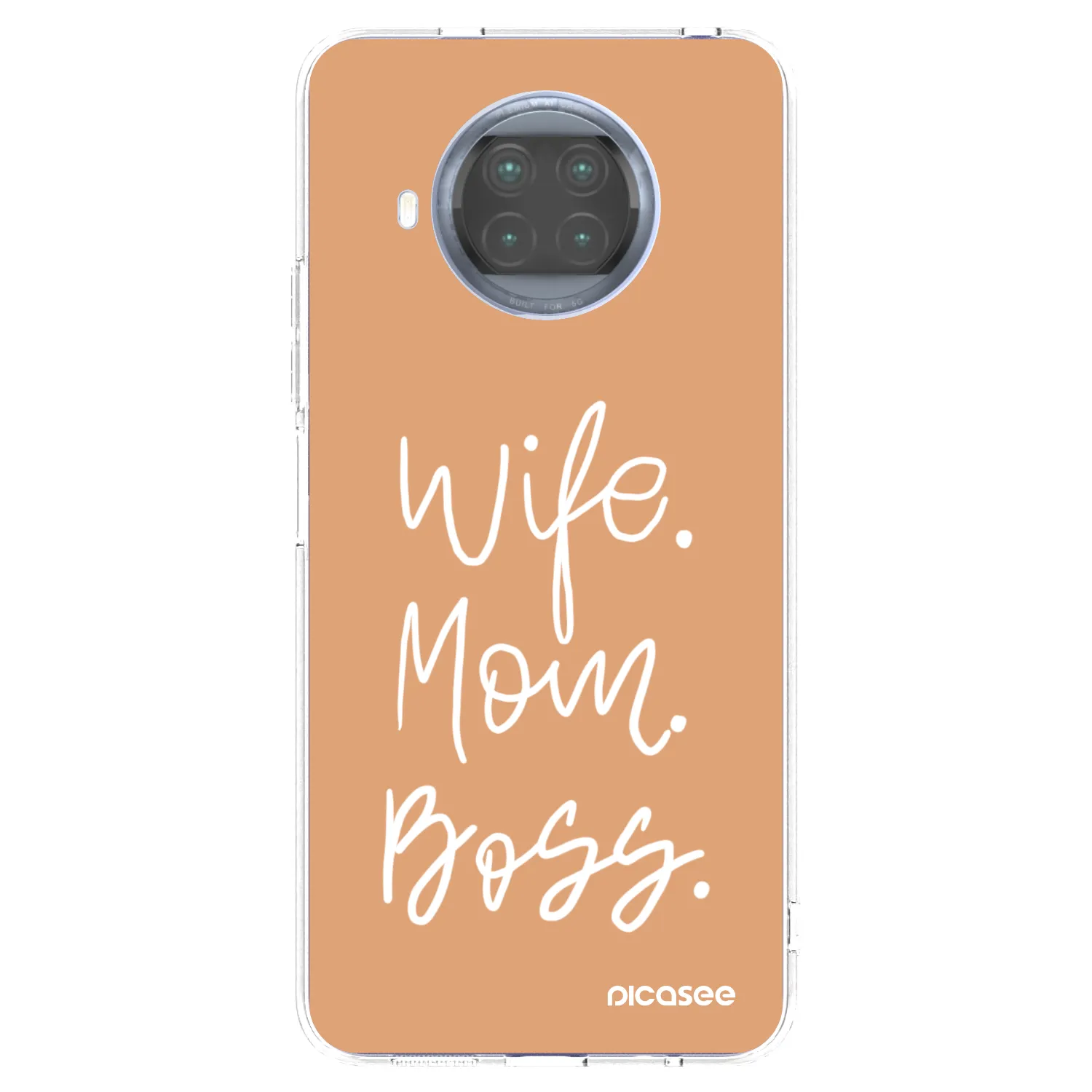 Picasee silikonový průhledný obal pro Xiaomi Mi 10T Lite - Boss Mama