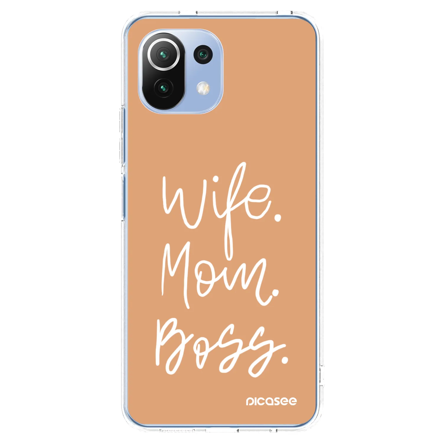 Picasee silikonový průhledný obal pro Xiaomi Mi 11 Lite - Boss Mama