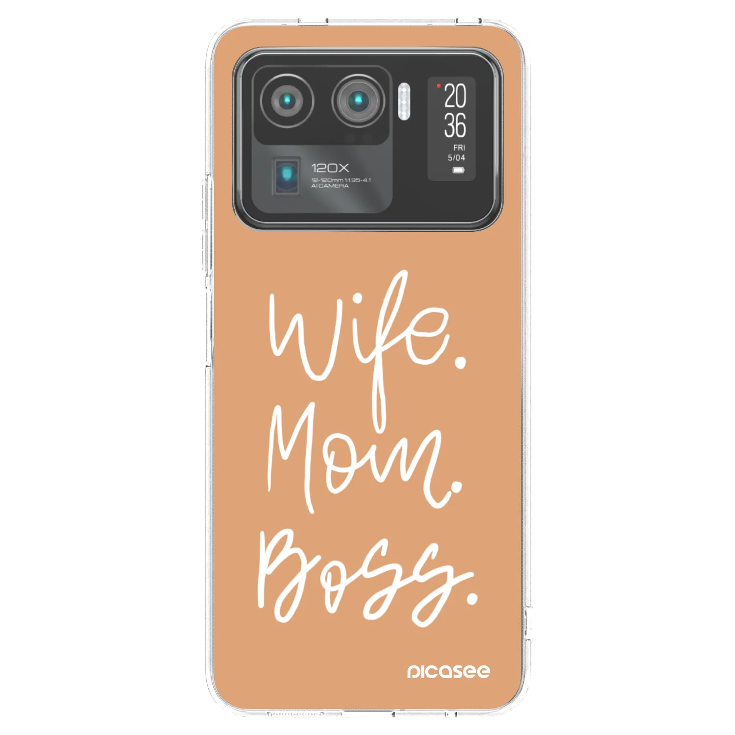 Picasee silikonový průhledný obal pro Xiaomi Mi 11 Ultra - Boss Mama
