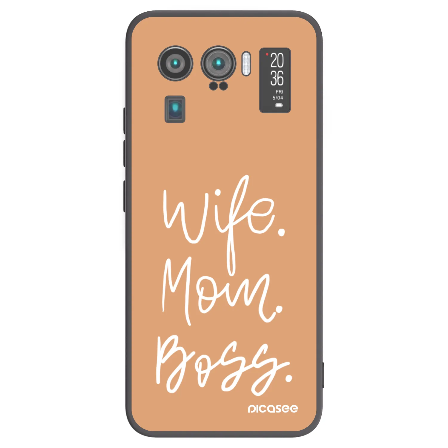 Picasee silikonový černý obal pro Xiaomi Mi 11 Ultra - Boss Mama