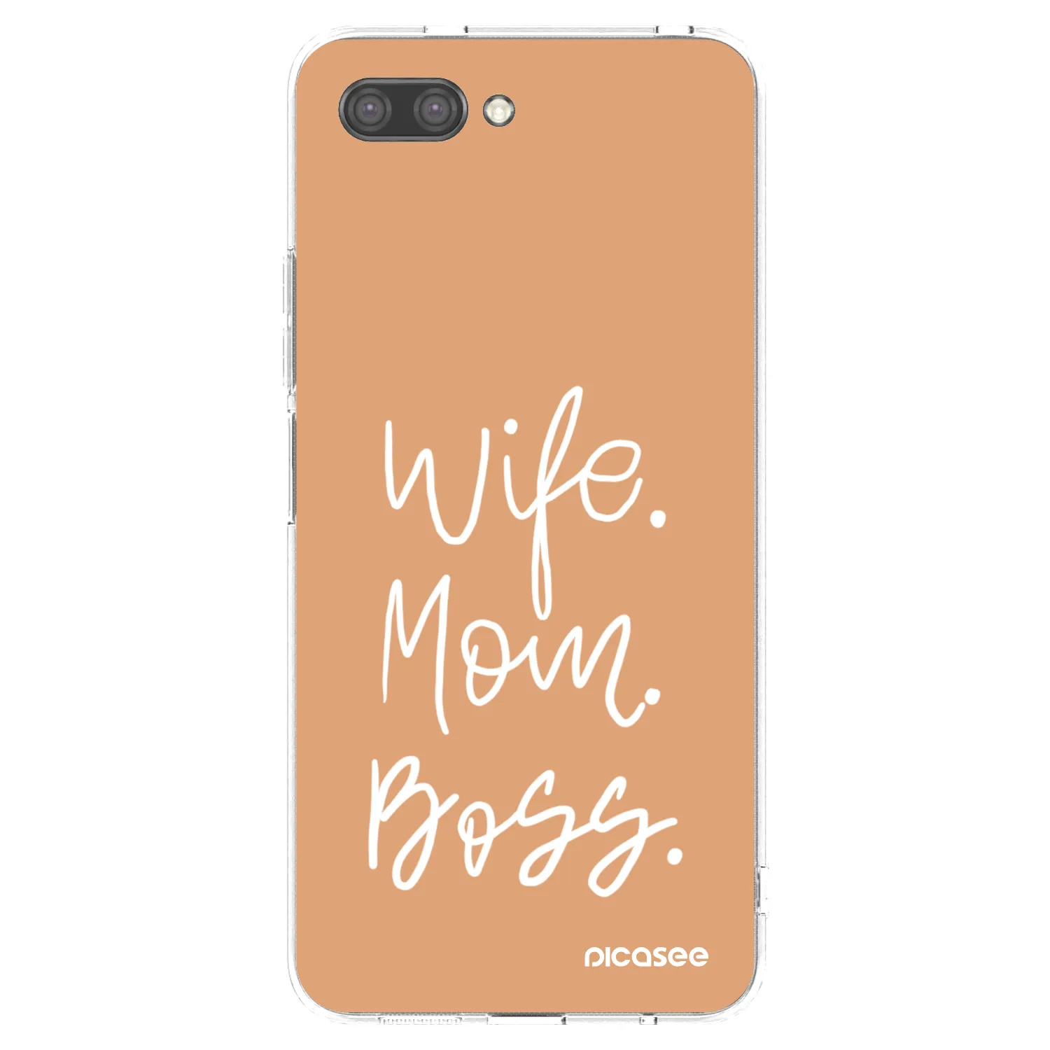 Picasee silikonový průhledný obal pro Honor 10 - Boss Mama