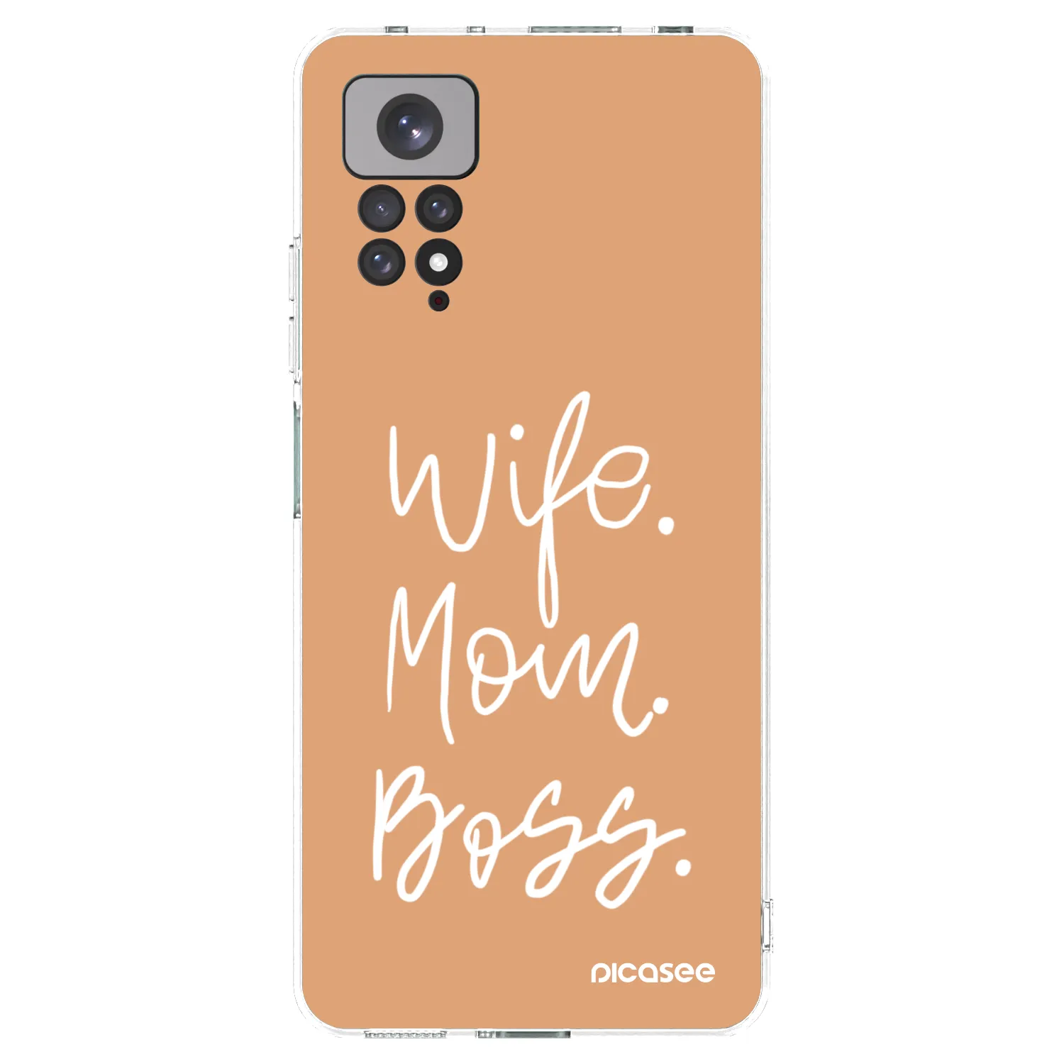 Picasee silikonový průhledný obal pro Xiaomi Redmi Note 11 - Boss Mama