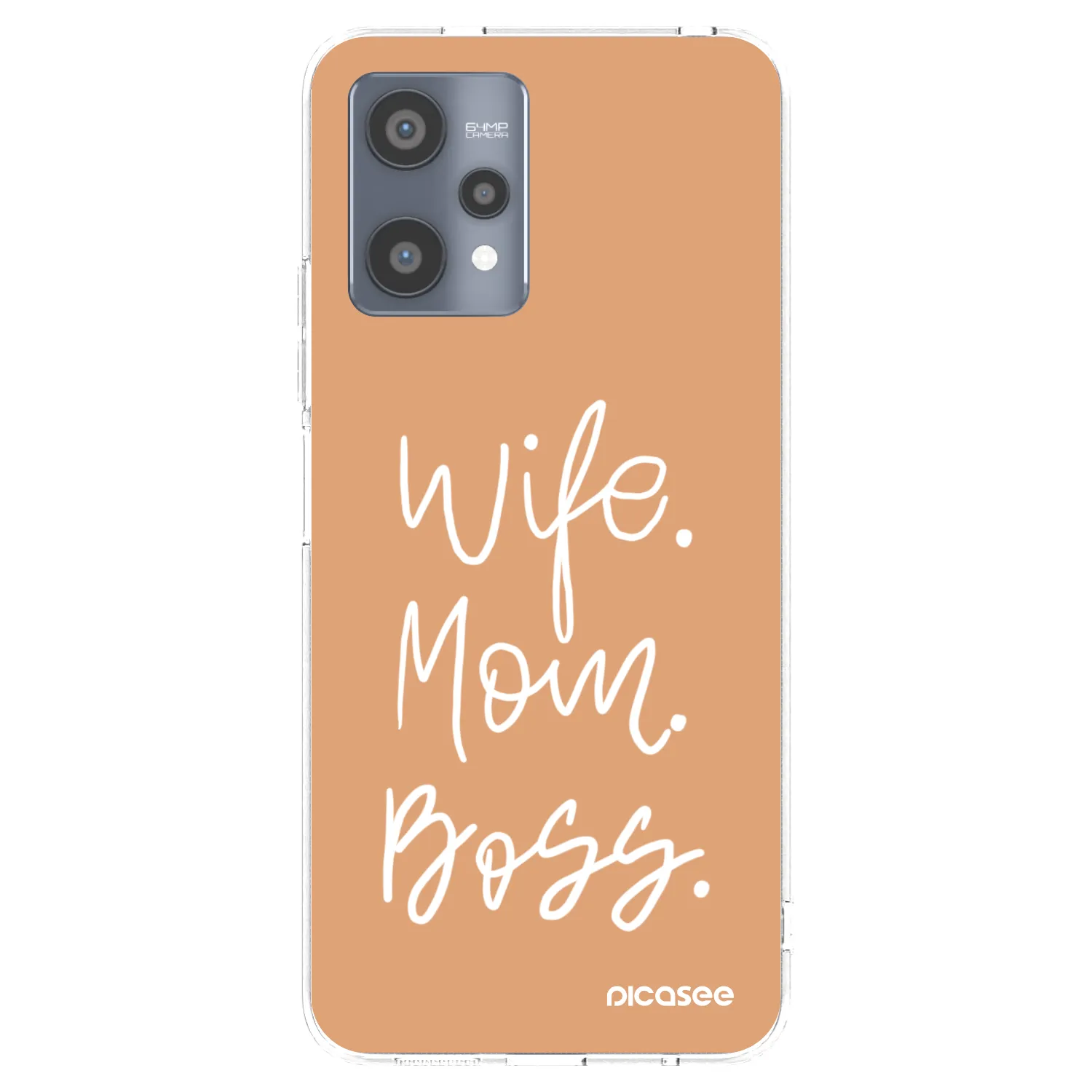 Picasee silikonový průhledný obal pro Realme 9 Pro 5G - Boss Mama