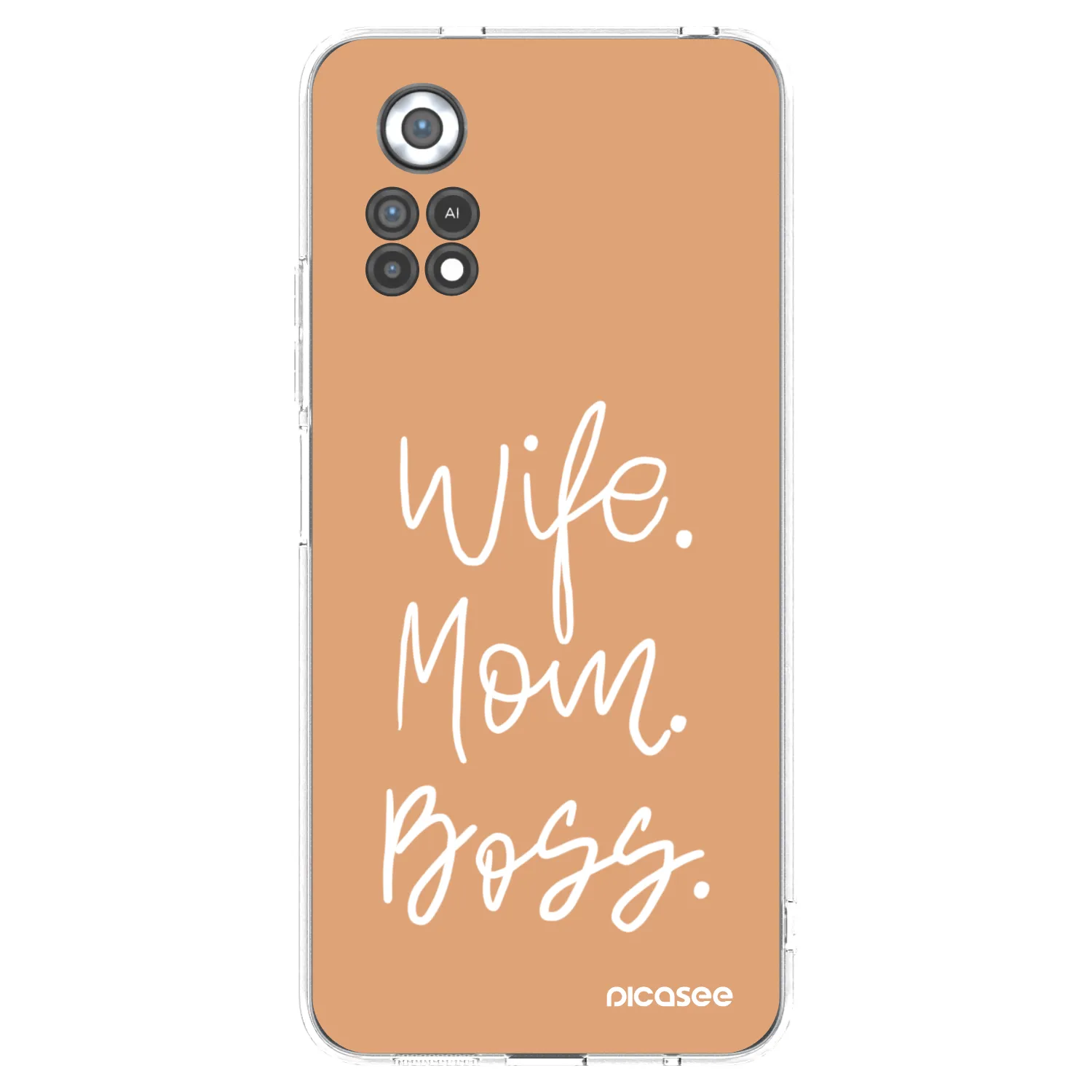 Picasee silikonový průhledný obal pro Xiaomi Poco X4 Pro 5G - Boss Mama