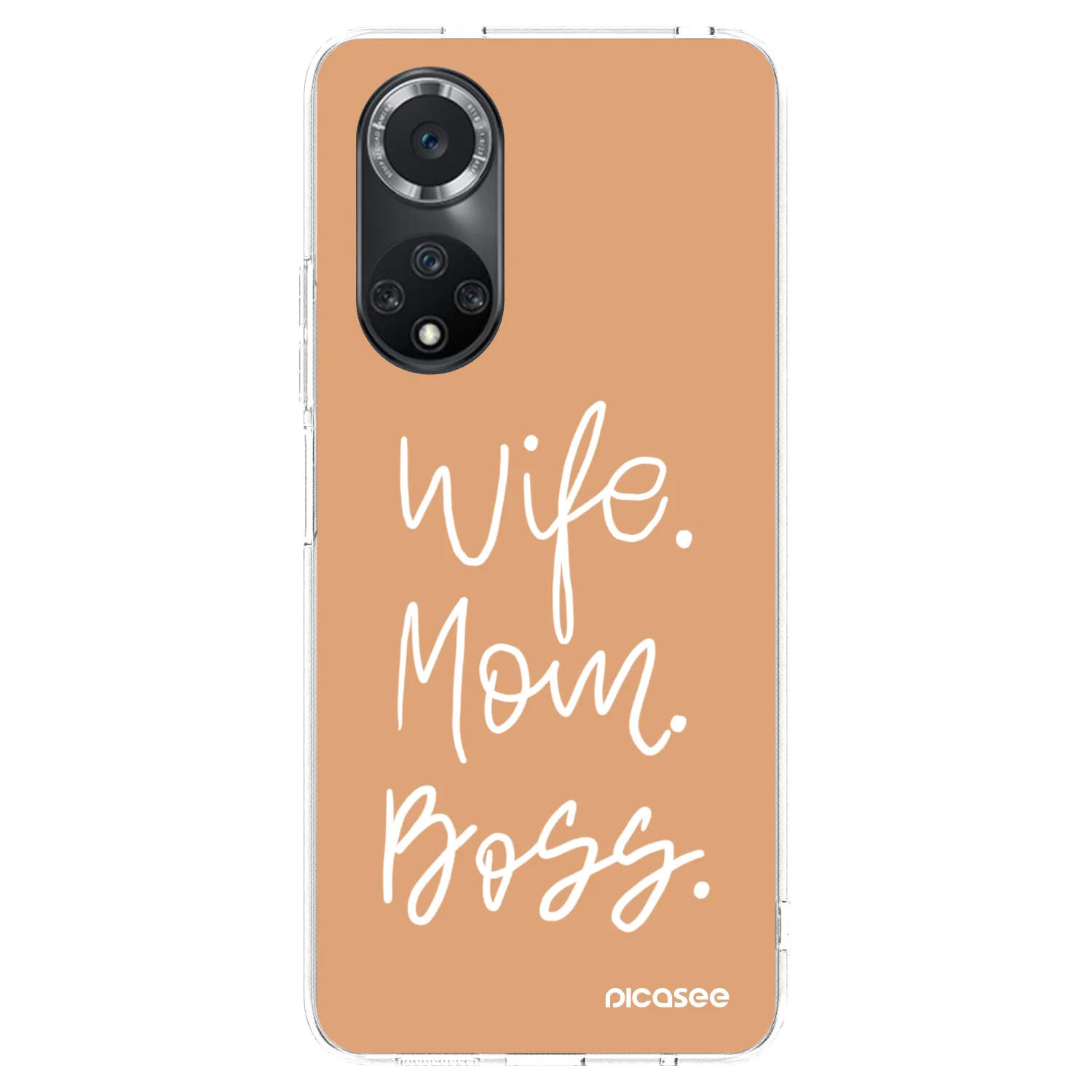 Picasee silikonový průhledný obal pro Huawei Nova 9 SE - Boss Mama