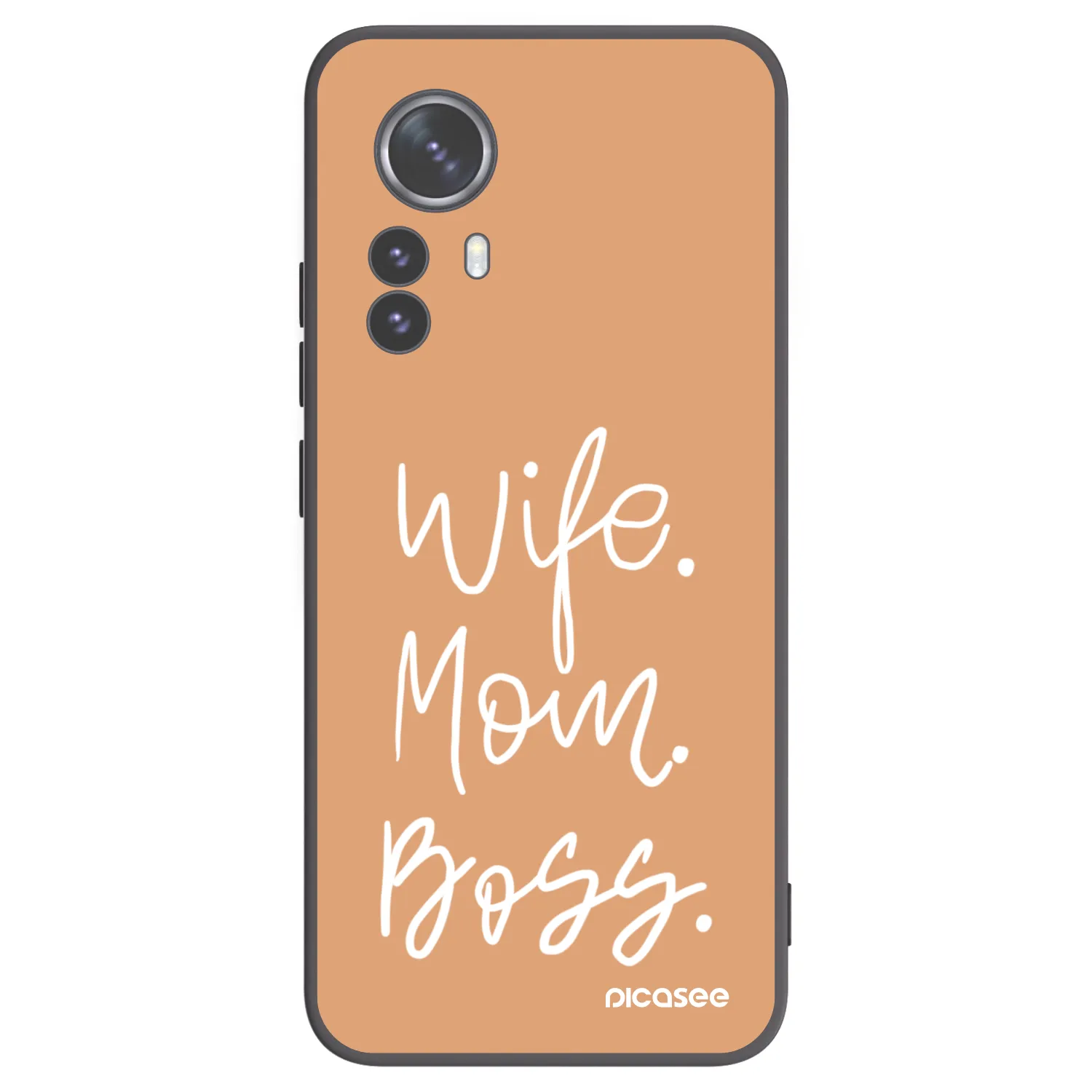 Picasee silikonový černý obal pro Xiaomi 12 Pro - Boss Mama