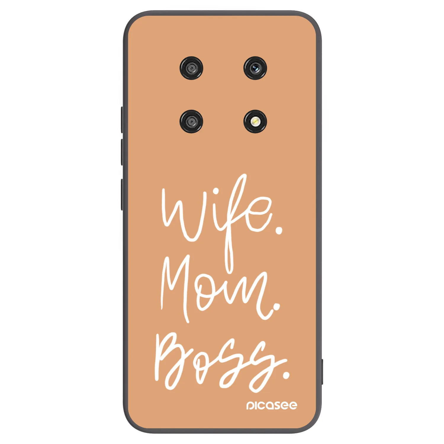 Picasee silikonový černý obal pro Honor Magic4 Lite 5G - Boss Mama