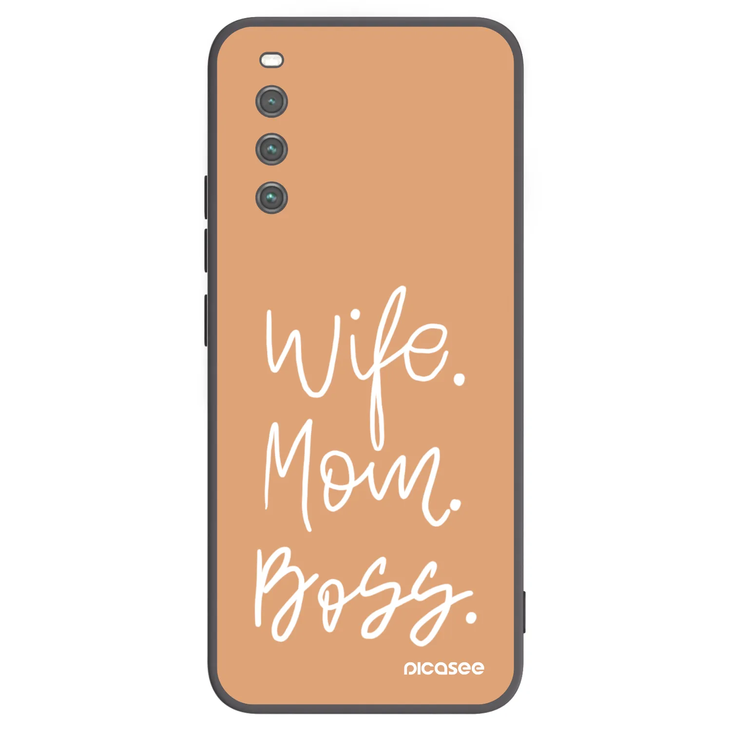 Picasee silikonový černý obal pro Sony Xperia 10 IV 5G - Boss Mama