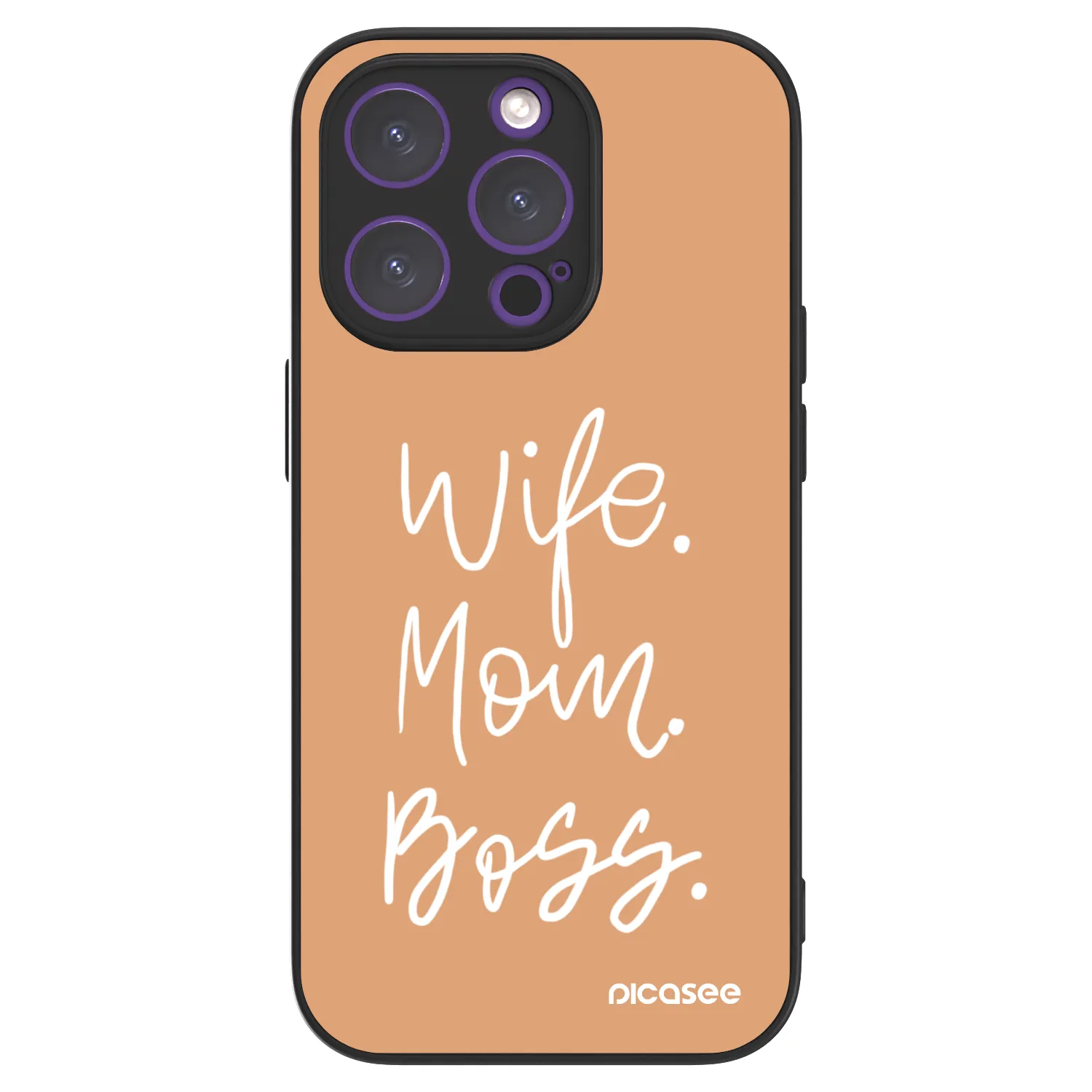 Picasee ULTIMATE CASE pro Apple iPhone 14 Pro - Boss Mama