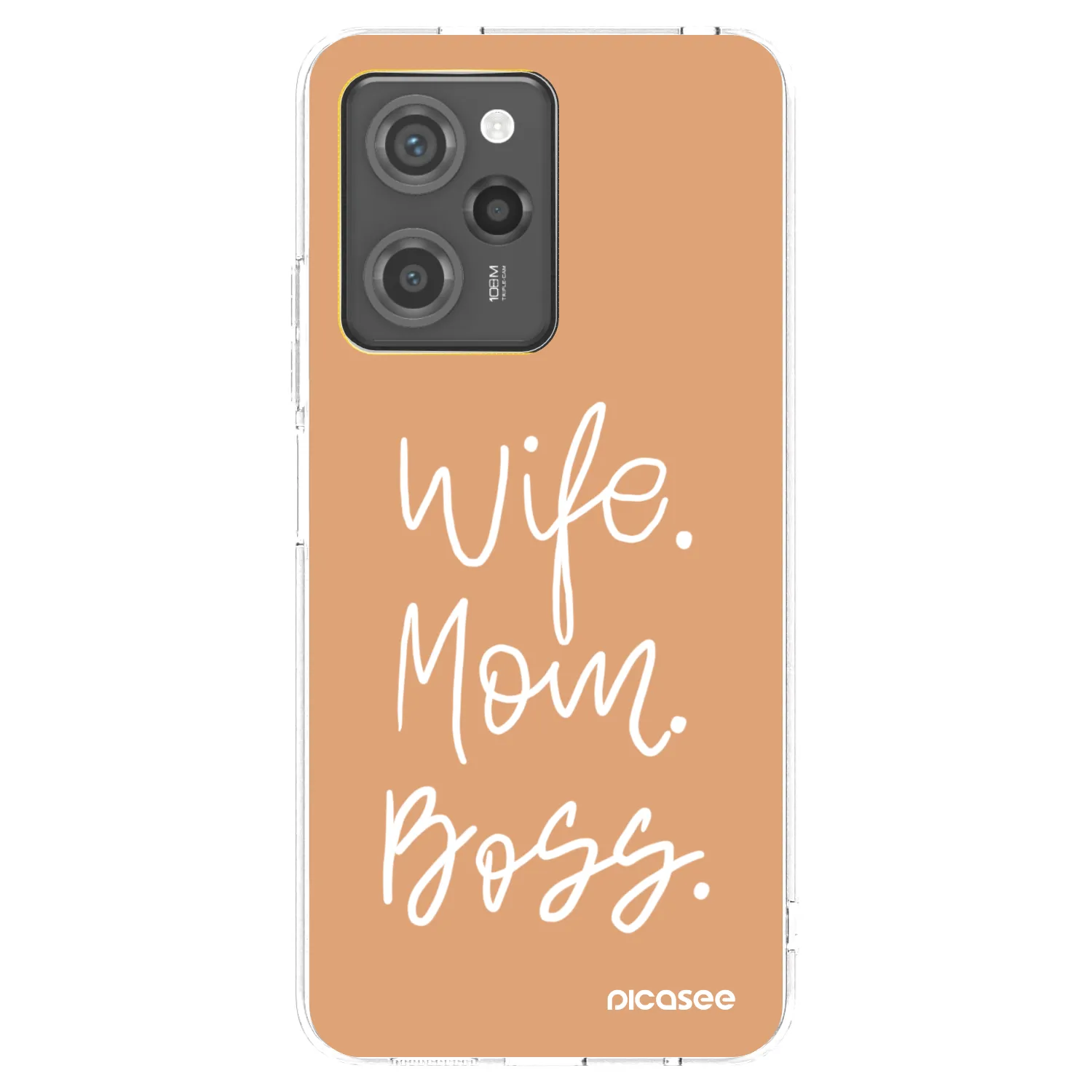 Picasee silikonový průhledný obal pro Xiaomi Poco X5 Pro - Boss Mama