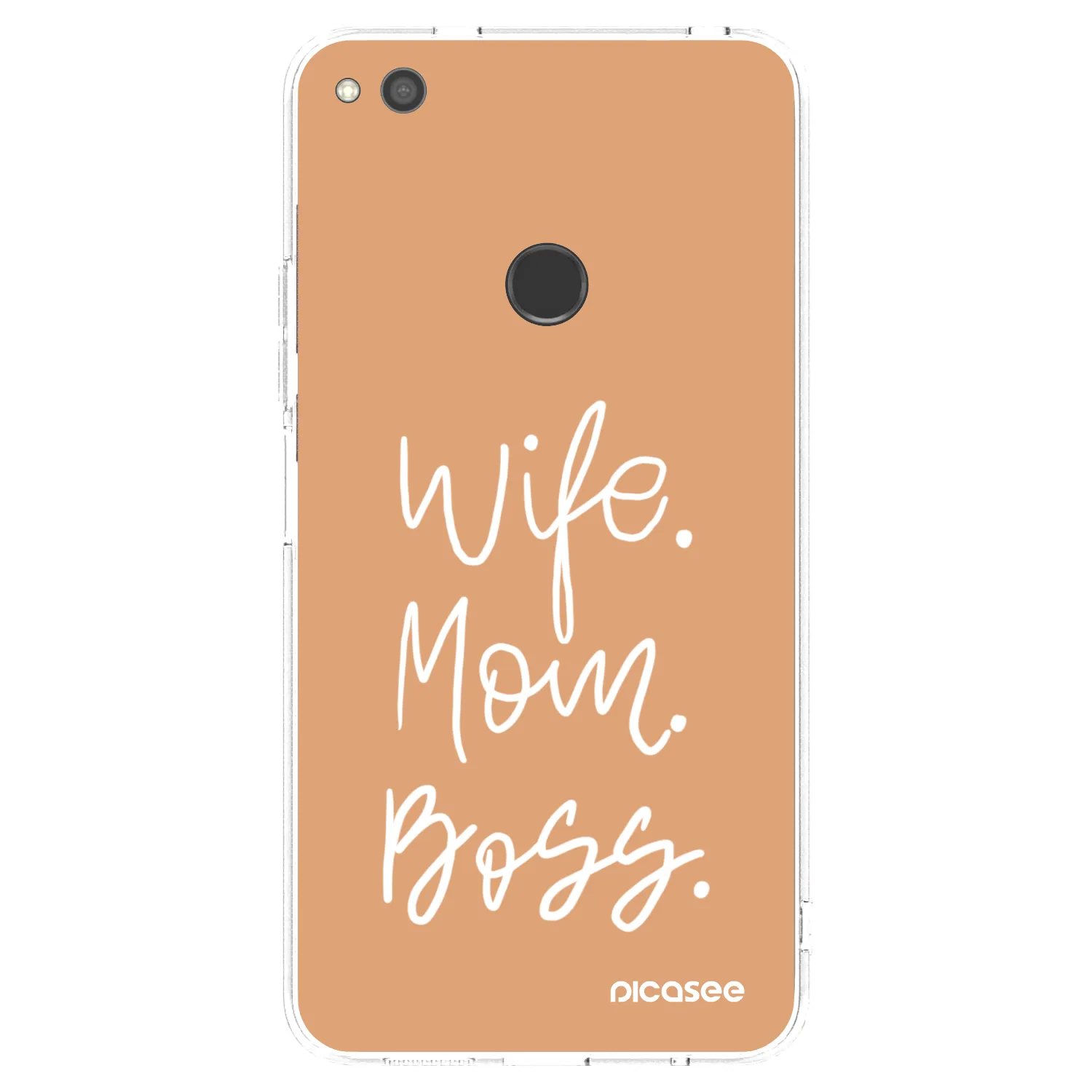 Picasee silikonový průhledný obal pro Huawei P9 Lite 2017 - Boss Mama
