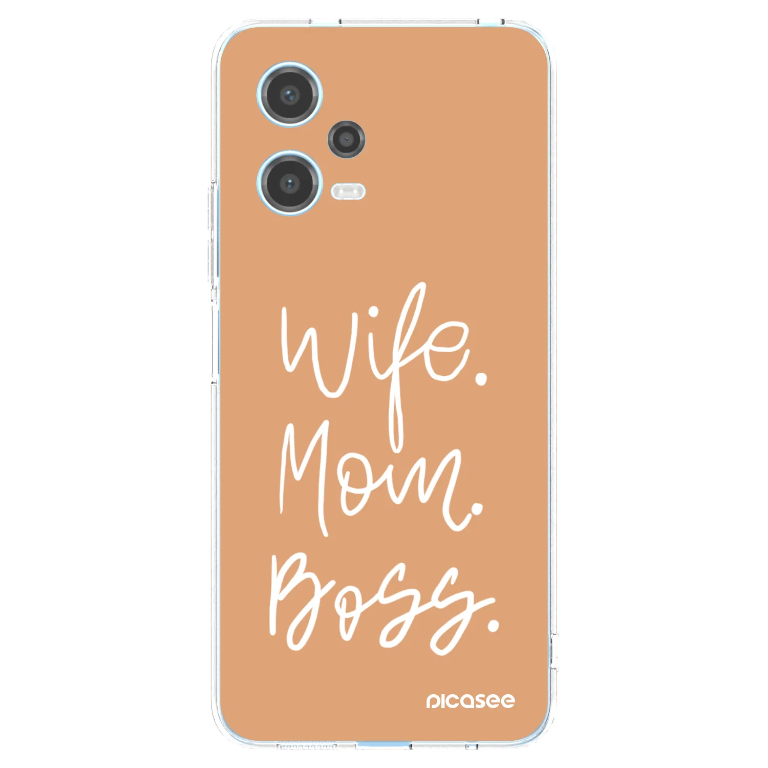 Picasee silikonový průhledný obal pro Xiaomi Redmi Note 12 5G - Boss Mama