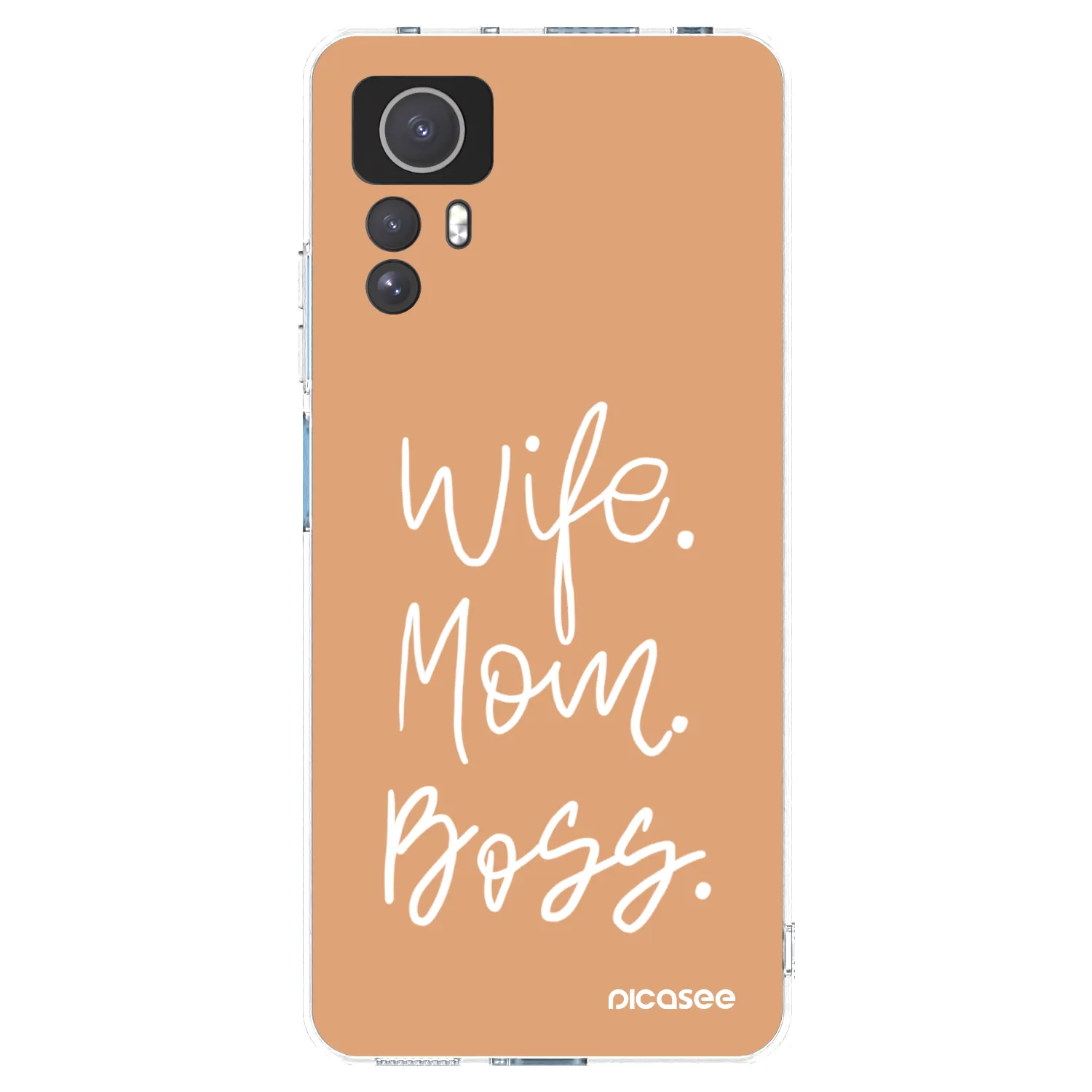 Picasee silikonový průhledný obal pro Xiaomi Redmi Note 12S - Boss Mama