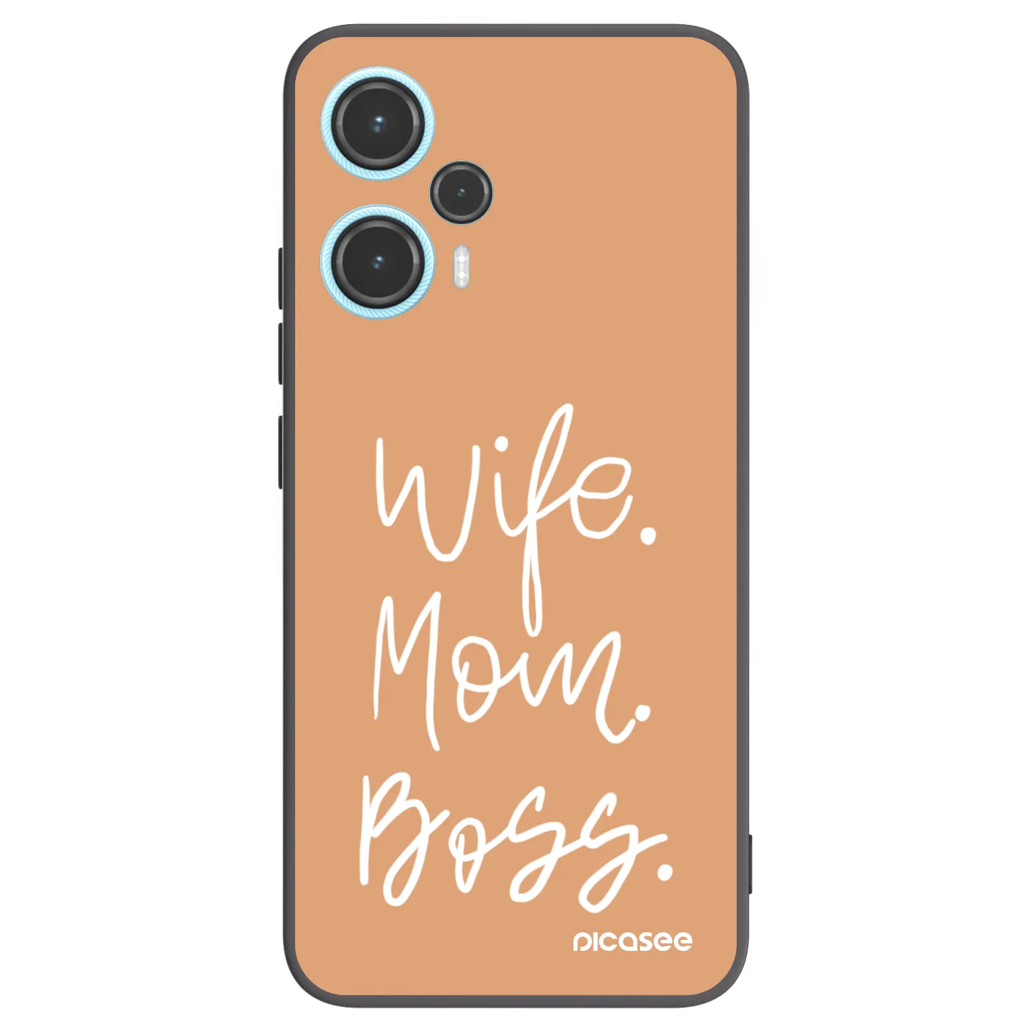 Picasee silikonový černý obal pro Xiaomi Poco F5 - Boss Mama