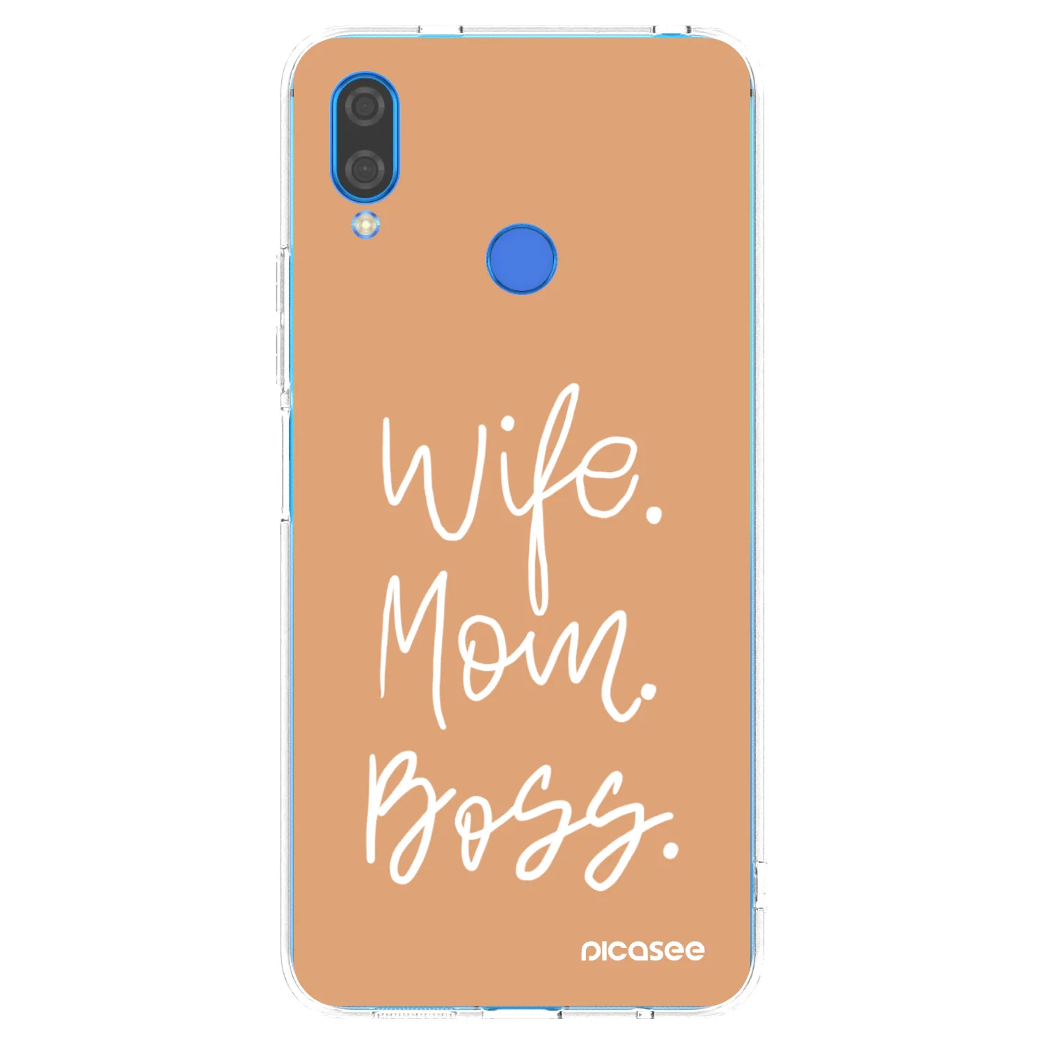Picasee silikonový průhledný obal pro Huawei Nova 3i - Boss Mama