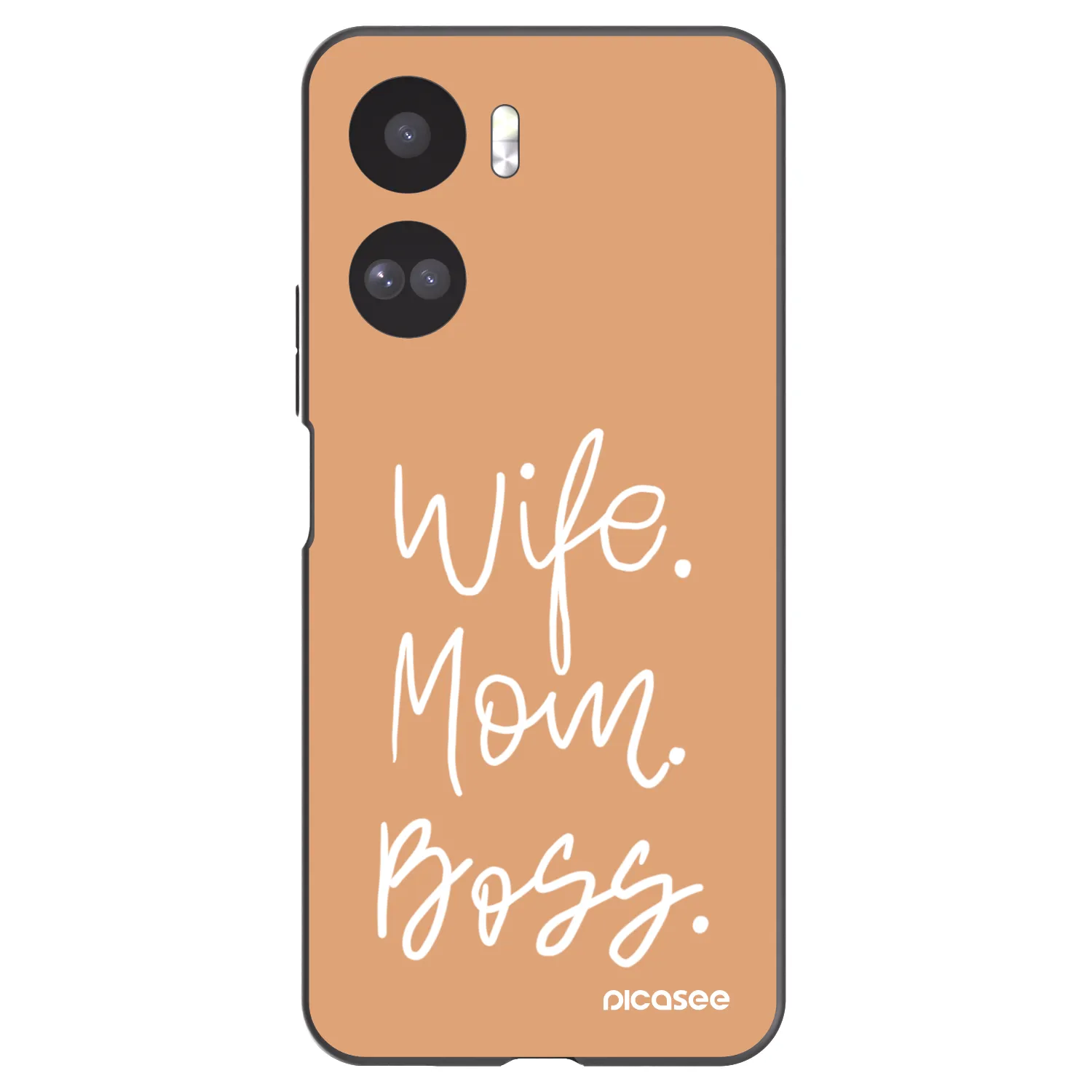 Picasee silikonový černý obal pro Honor 90 Lite 5G - Boss Mama