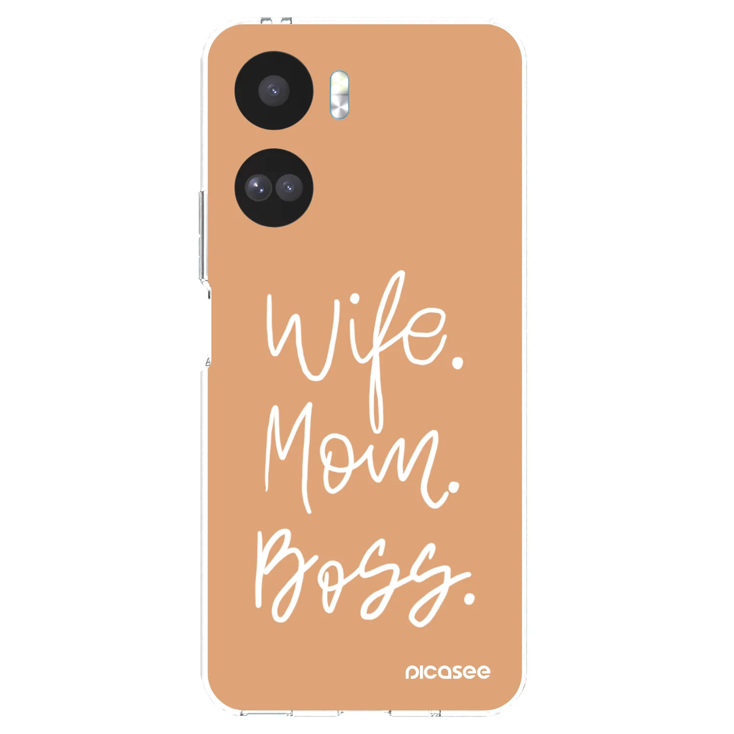 Picasee silikonový průhledný obal pro Honor 90 Lite 5G - Boss Mama