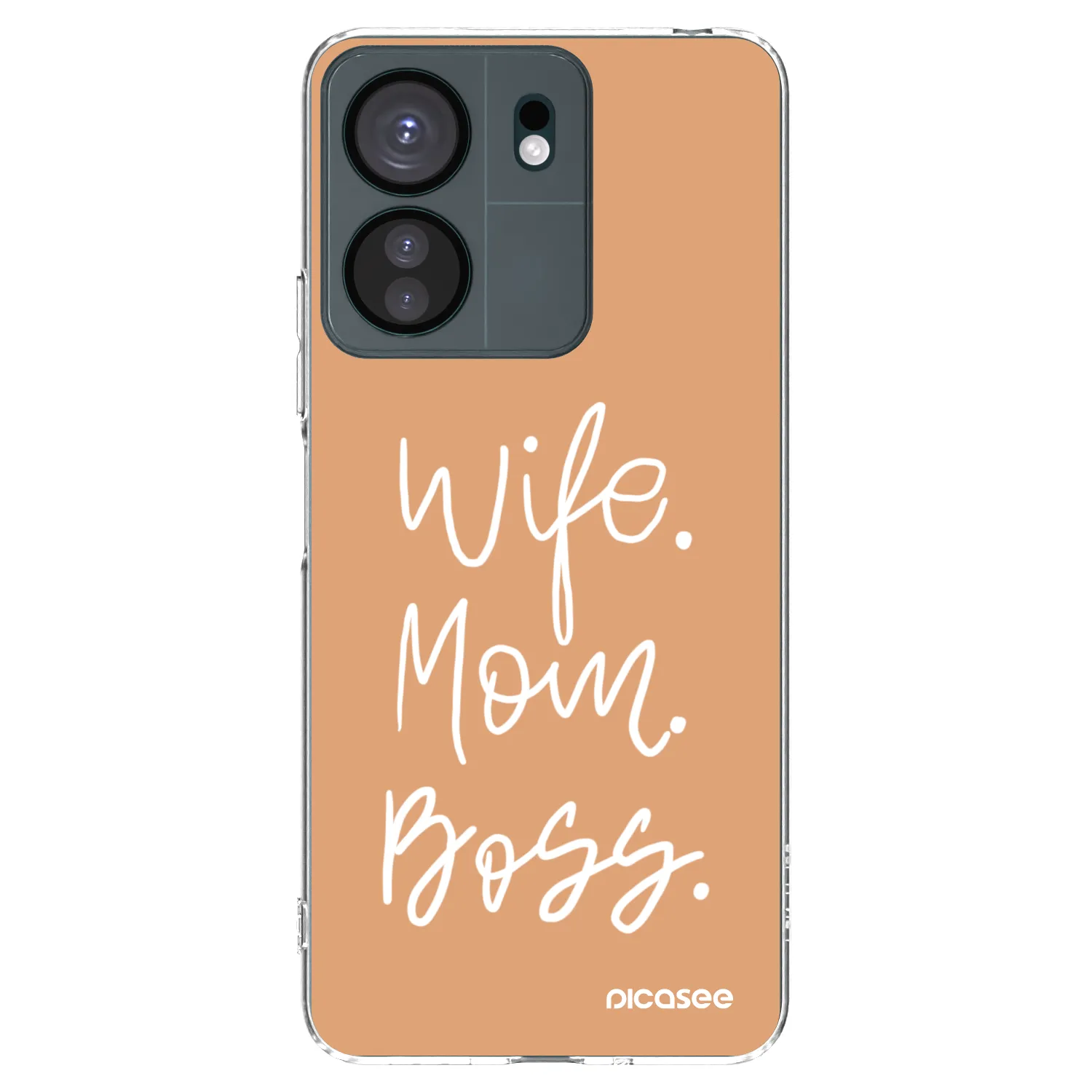 Picasee silikonový průhledný obal pro Xiaomi Redmi 13C 4G - Boss Mama