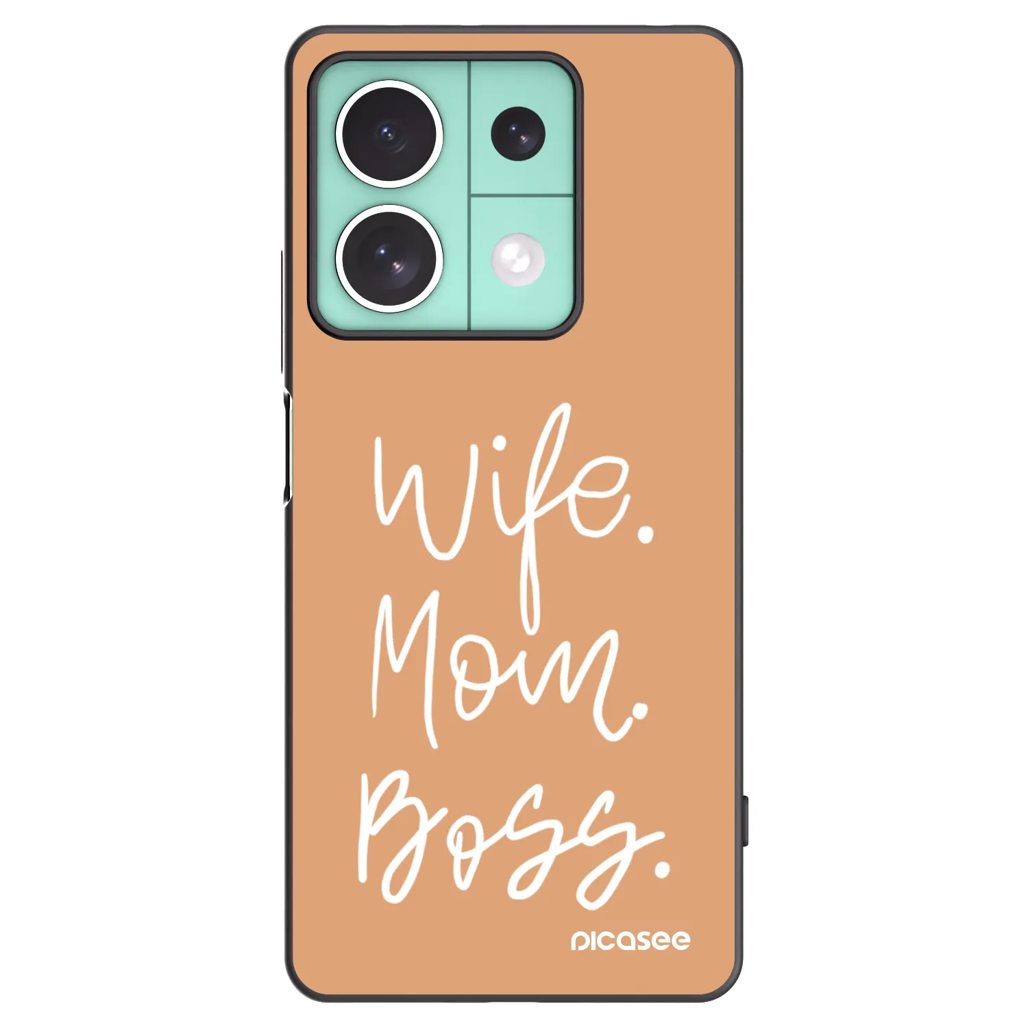 Picasee silikonový černý obal pro Xiaomi Redmi Note 13 5G - Boss Mama