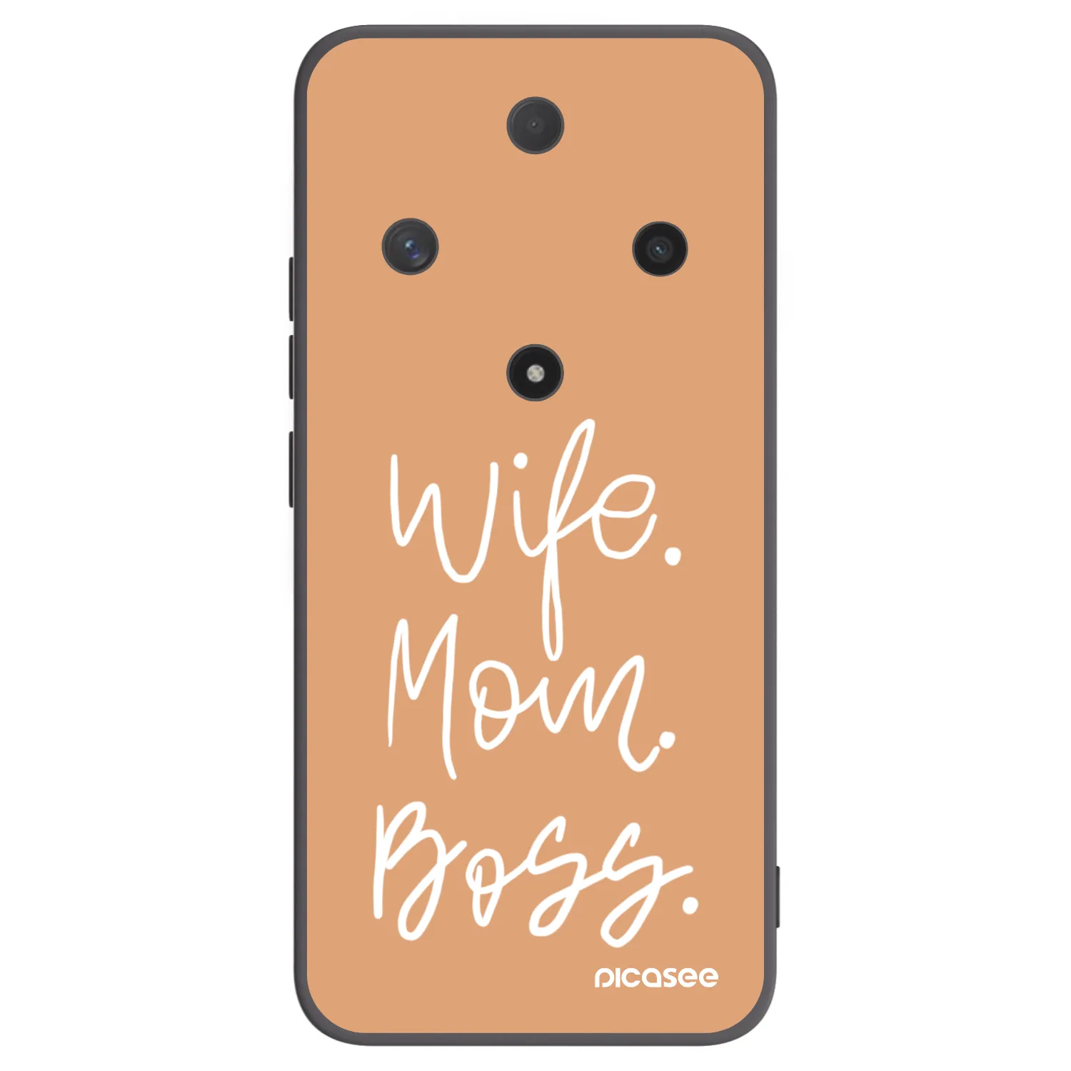 Picasee silikonový černý obal pro Honor Magic6 Lite 5G - Boss Mama