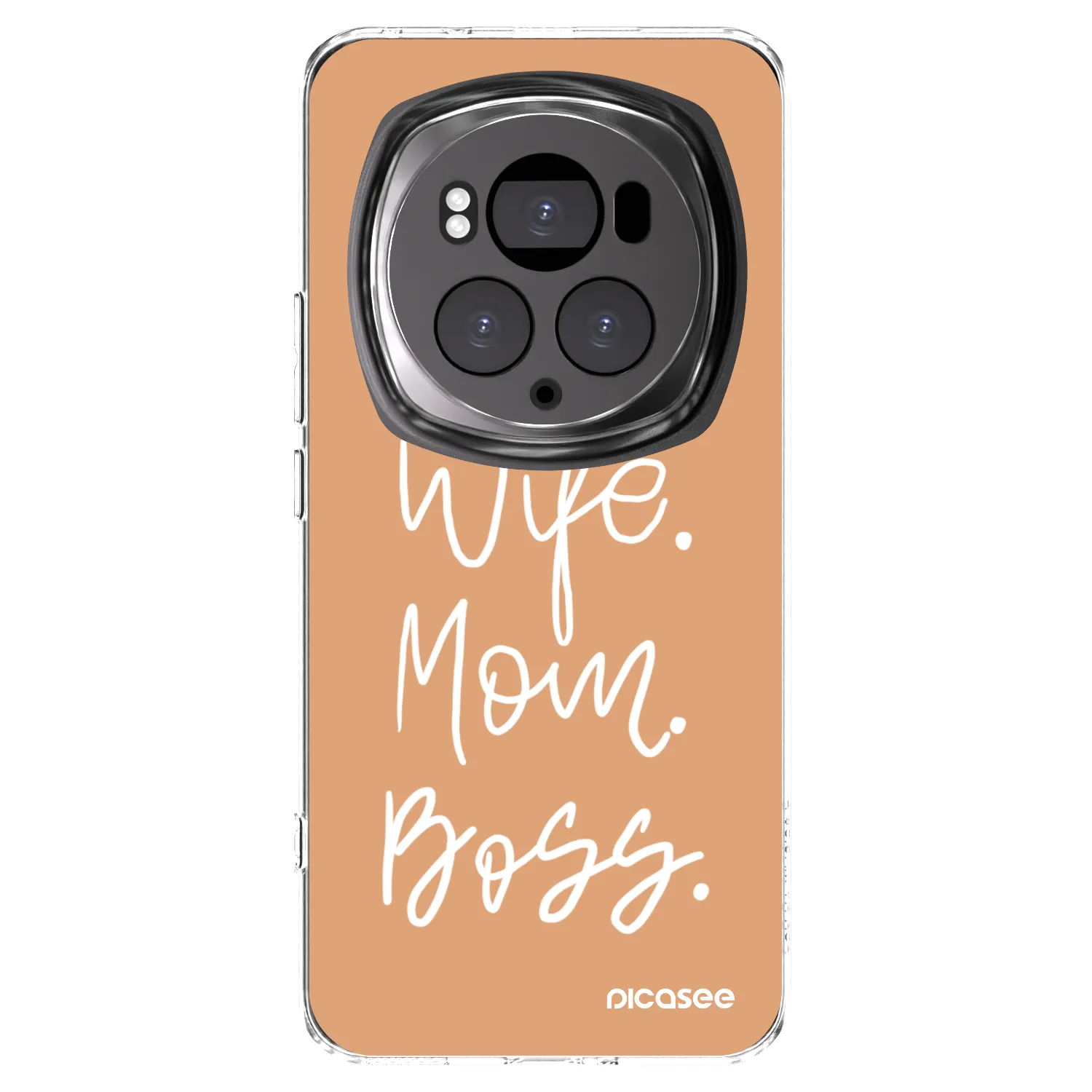 Picasee silikonový průhledný obal pro Honor Magic6 Pro - Boss Mama