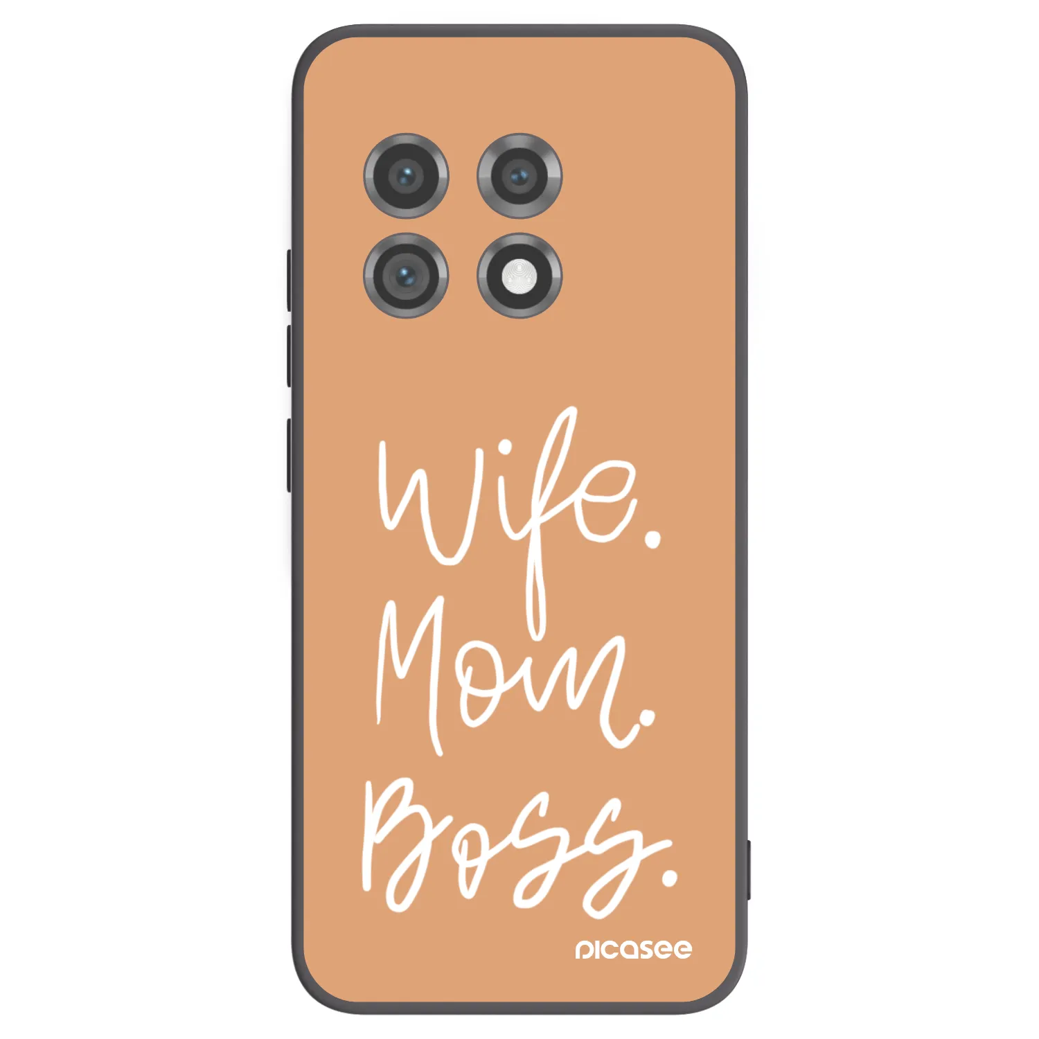 Picasee silikonový černý obal pro OnePlus 11 5G - Boss Mama