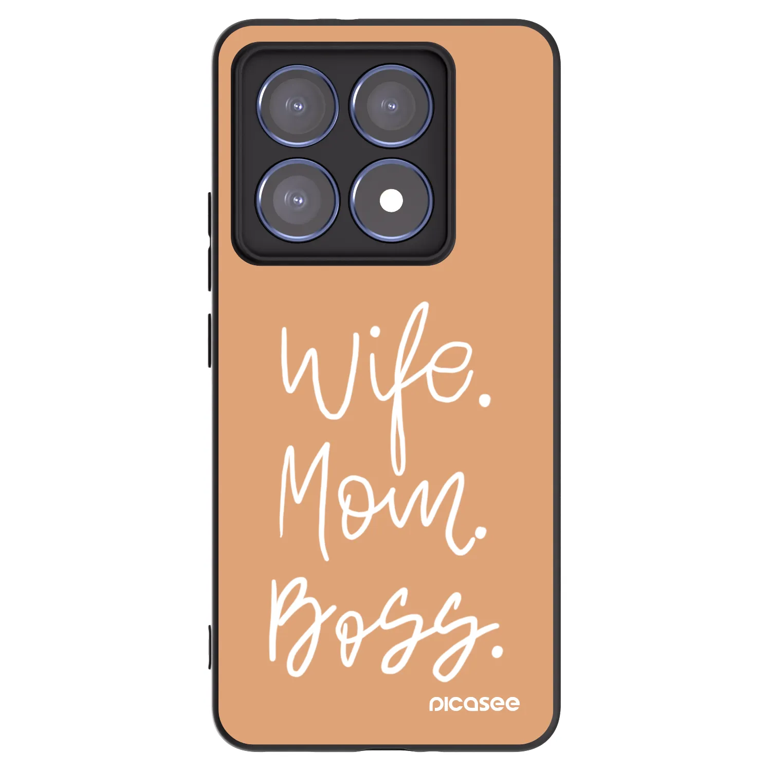 Picasee silikonový černý obal pro Xiaomi 14T Pro - Boss Mama