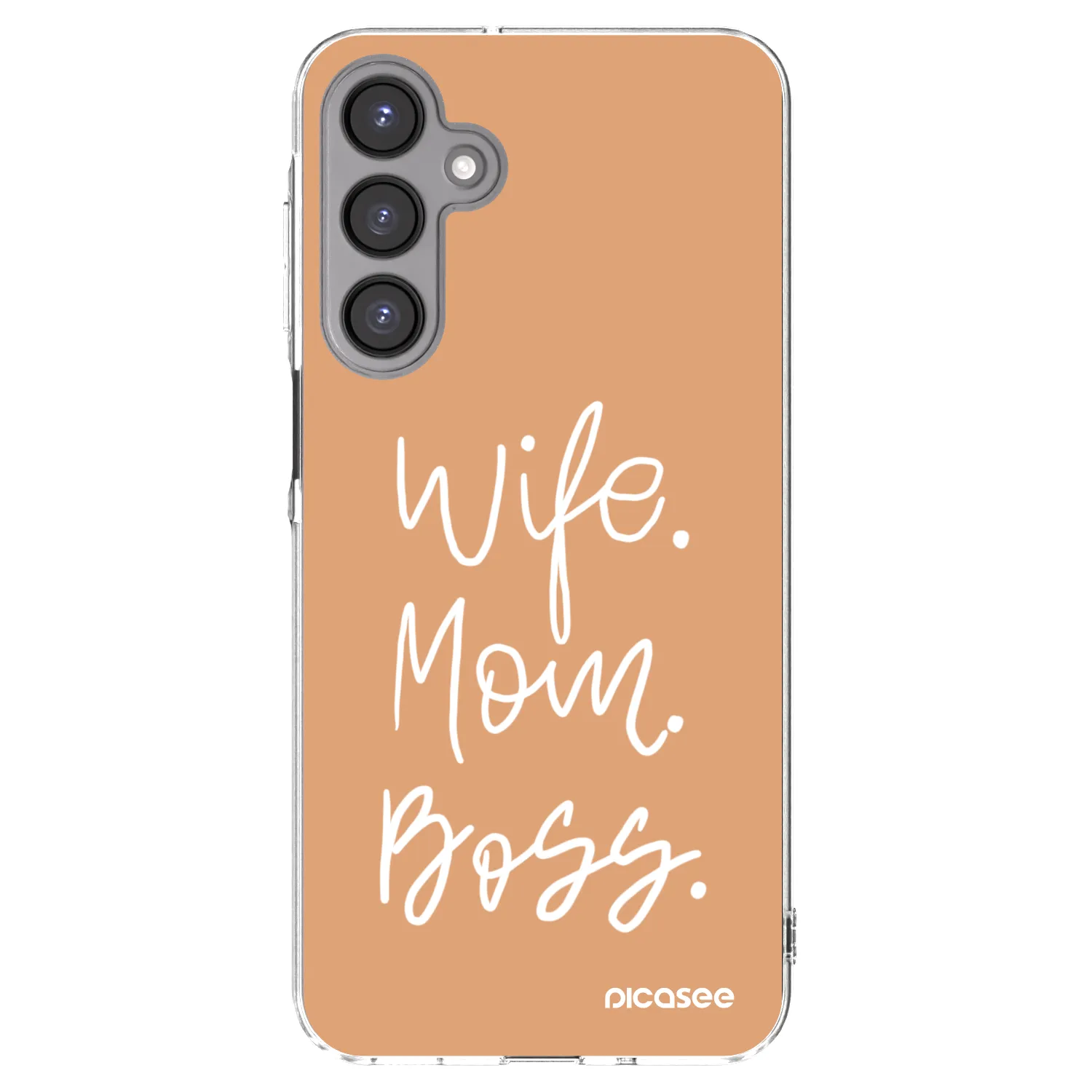 Picasee silikonový průhledný obal pro Samsung Galaxy A16 5G - Boss Mama
