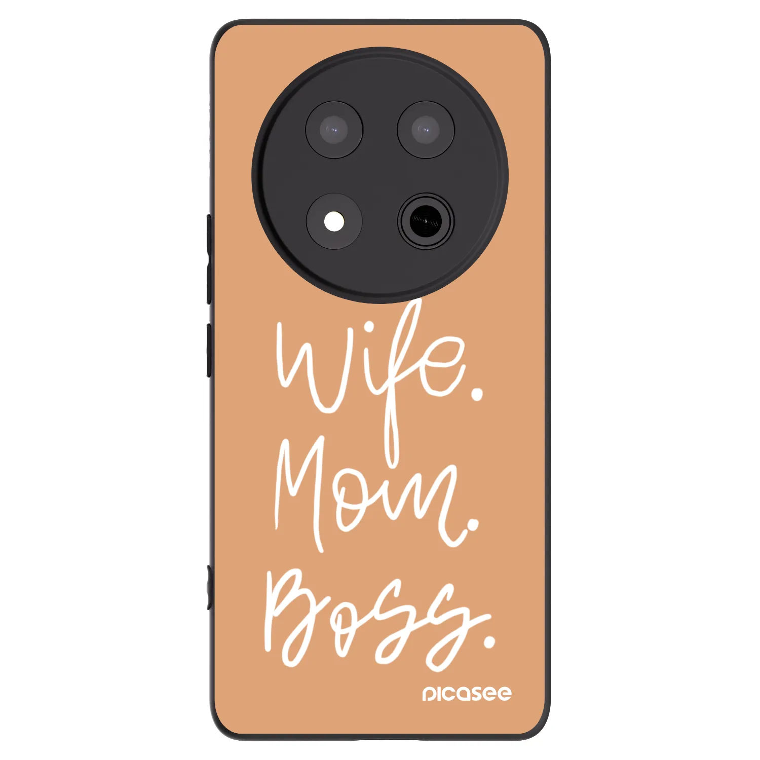 Picasee silikonový černý obal pro Honor Magic7 Lite 5G - Boss Mama
