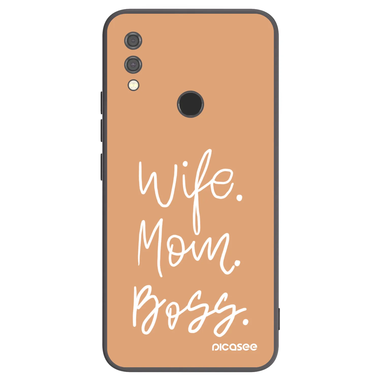Picasee silikonový černý obal pro Xiaomi Redmi Note 7 - Boss Mama