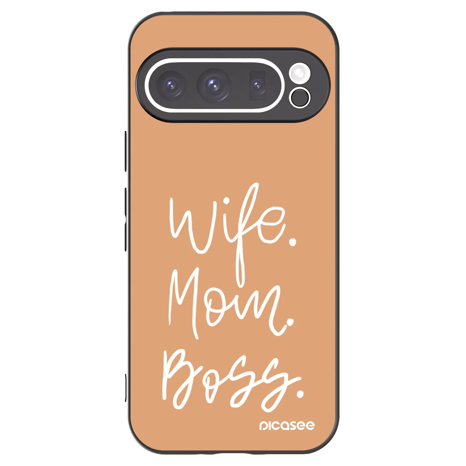 Picasee silikonový černý obal pro Google Pixel 9 Pro - Boss Mama