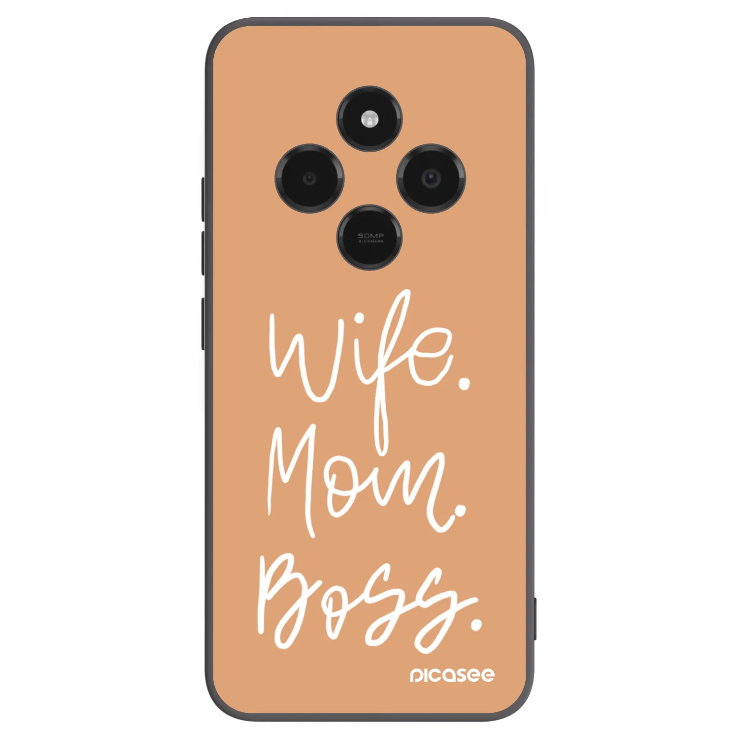 Picasee silikonový černý obal pro Xiaomi Poco C75 - Boss Mama