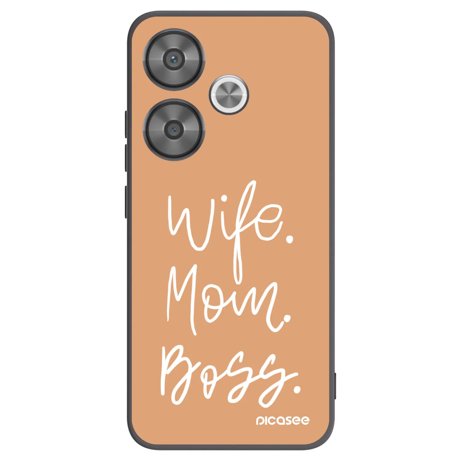 Picasee silikonový černý obal pro Xiaomi Poco F6 - Boss Mama