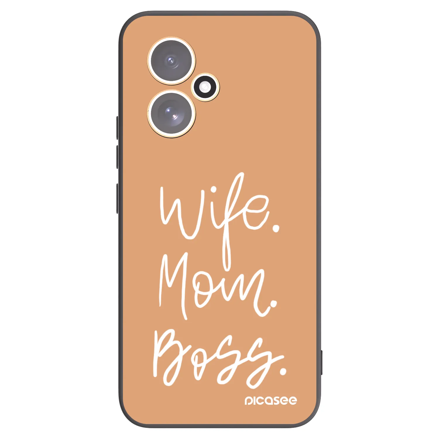 Picasee silikonový černý obal pro Honor 400 5G - Boss Mama