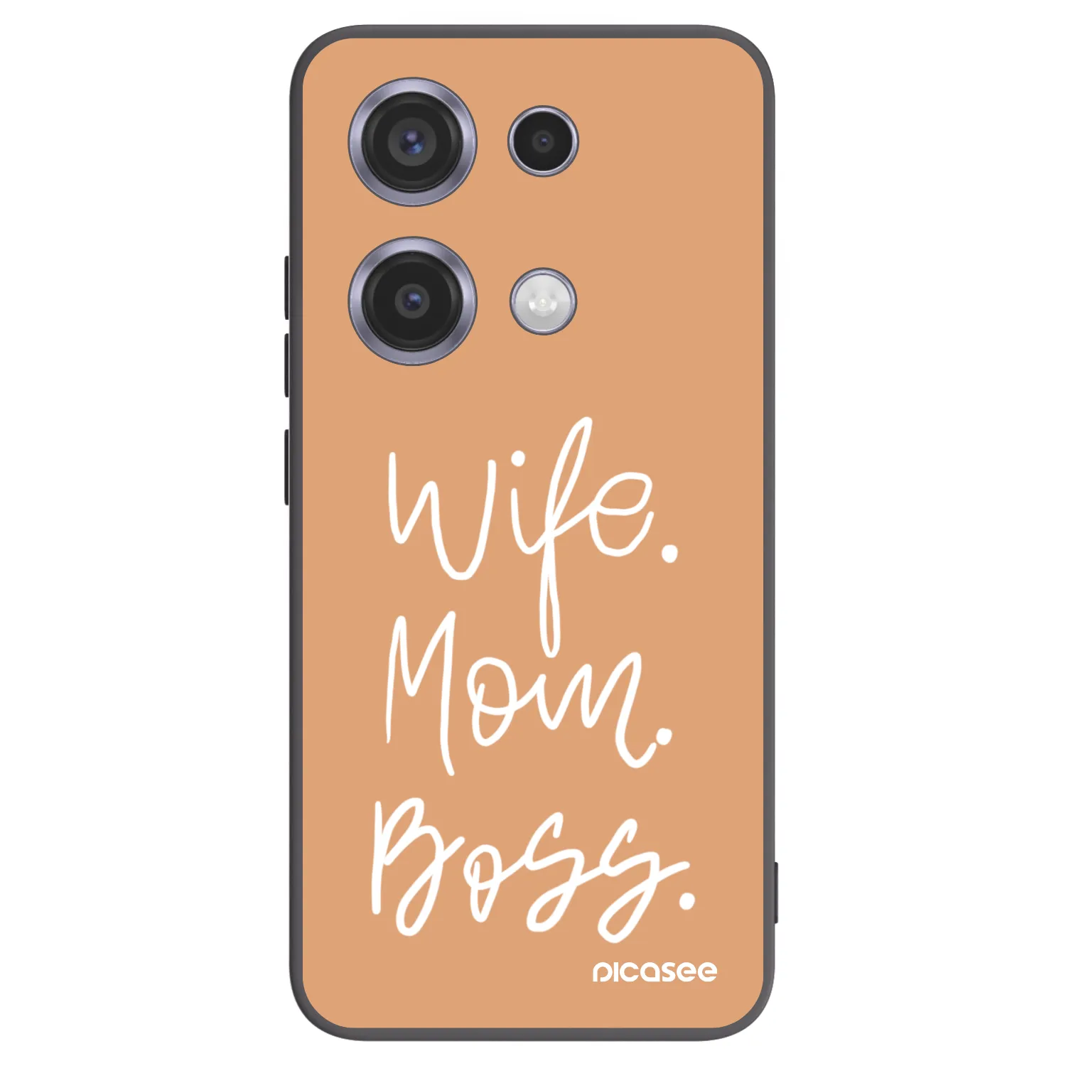 Picasee silikonový černý obal pro Xiaomi Redmi Note 14S - Boss Mama