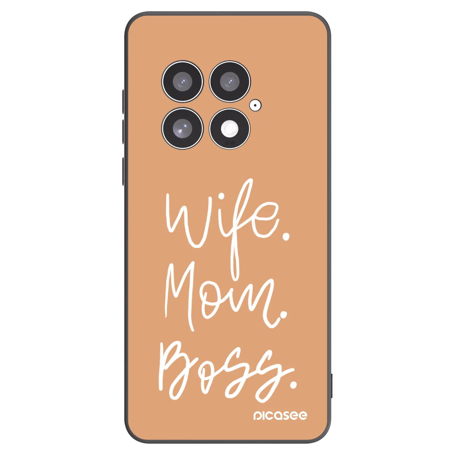 Picasee silikonový černý obal pro OnePlus 13 5G - Boss Mama