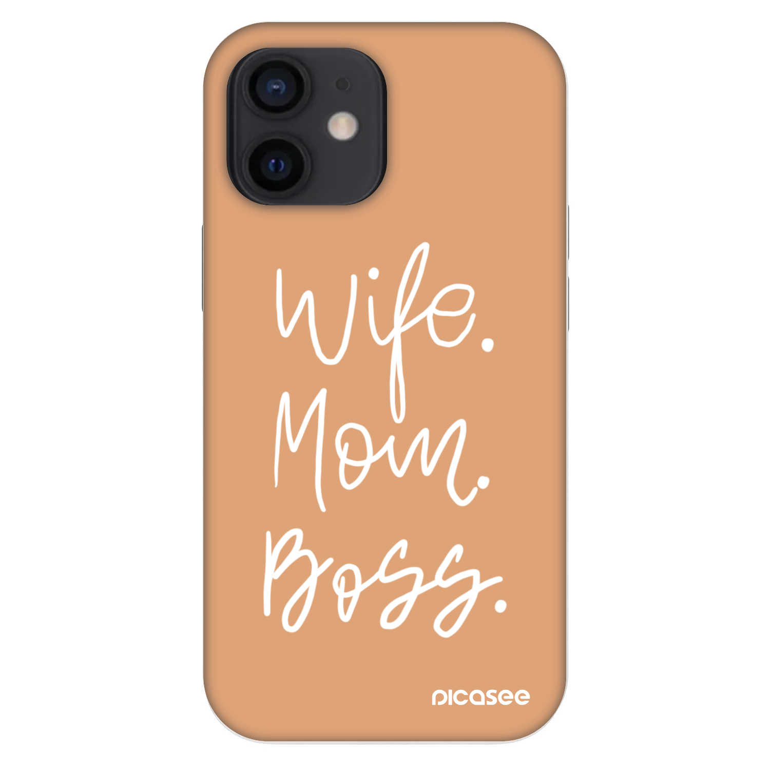 Picasee Fashion Case pro Apple iPhone 12 mini - Boss Mama