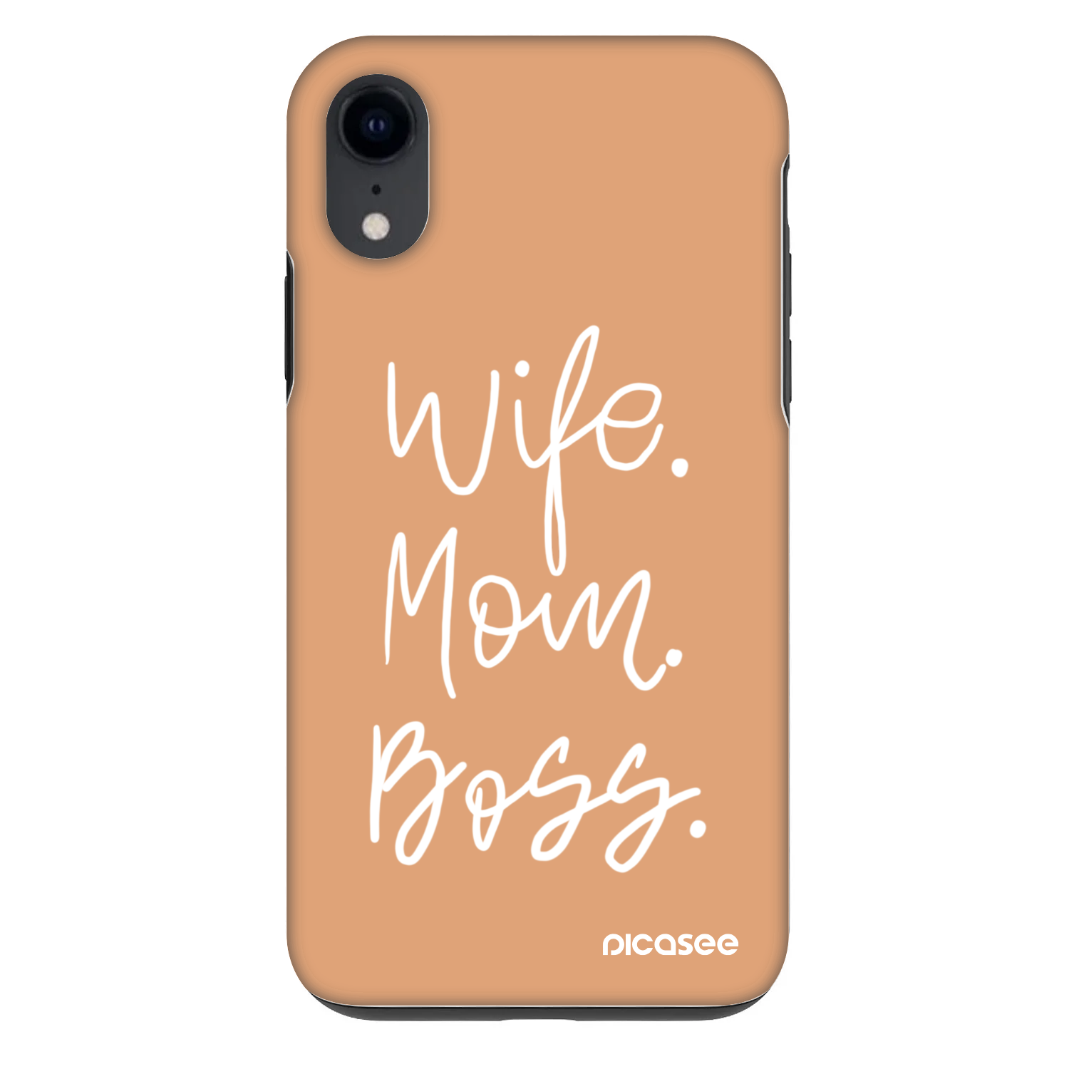 Picasee Fashion Case pro Apple iPhone XR - Boss Mama