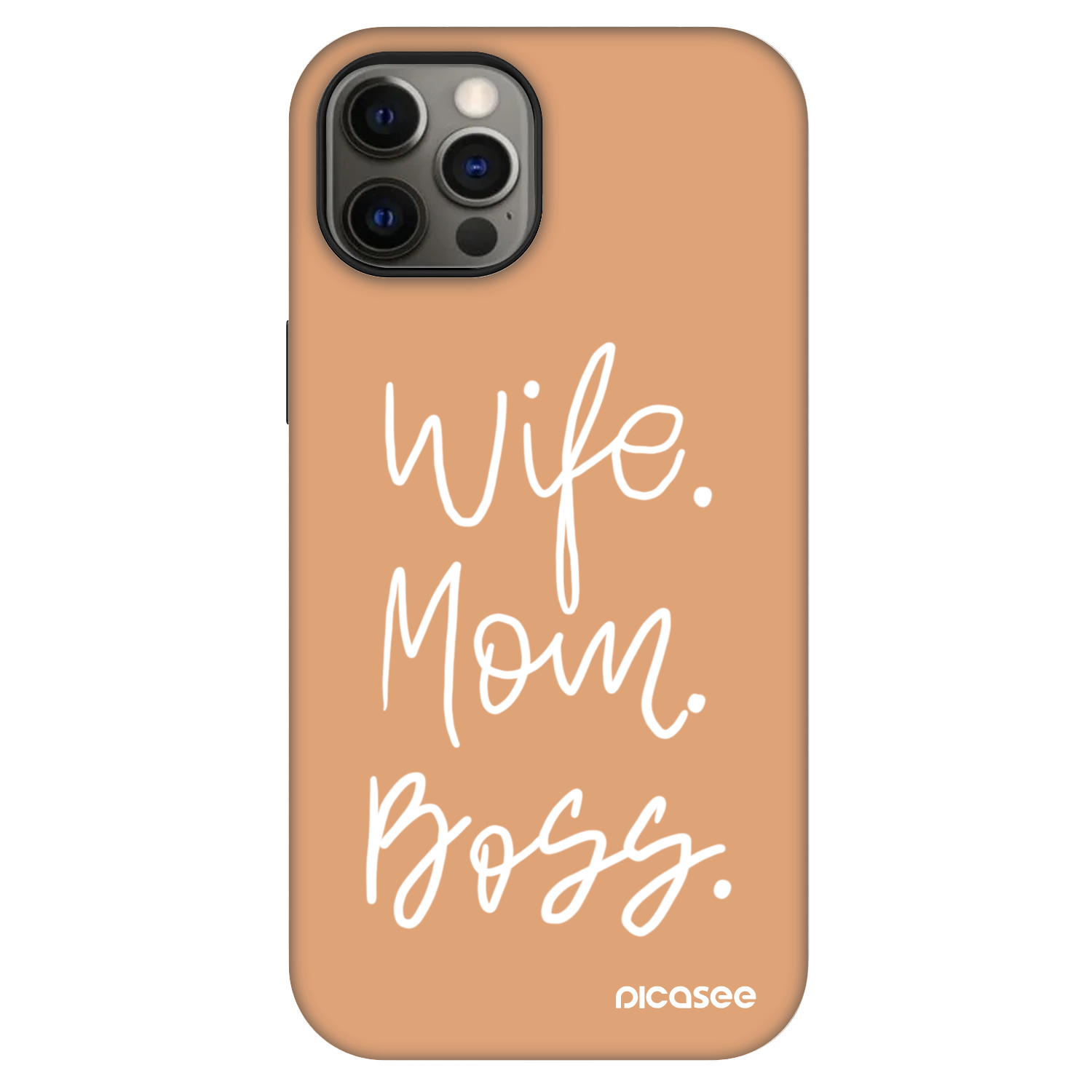 Picasee Fashion Case MagSafe Apple iPhone 12 - Boss Mama