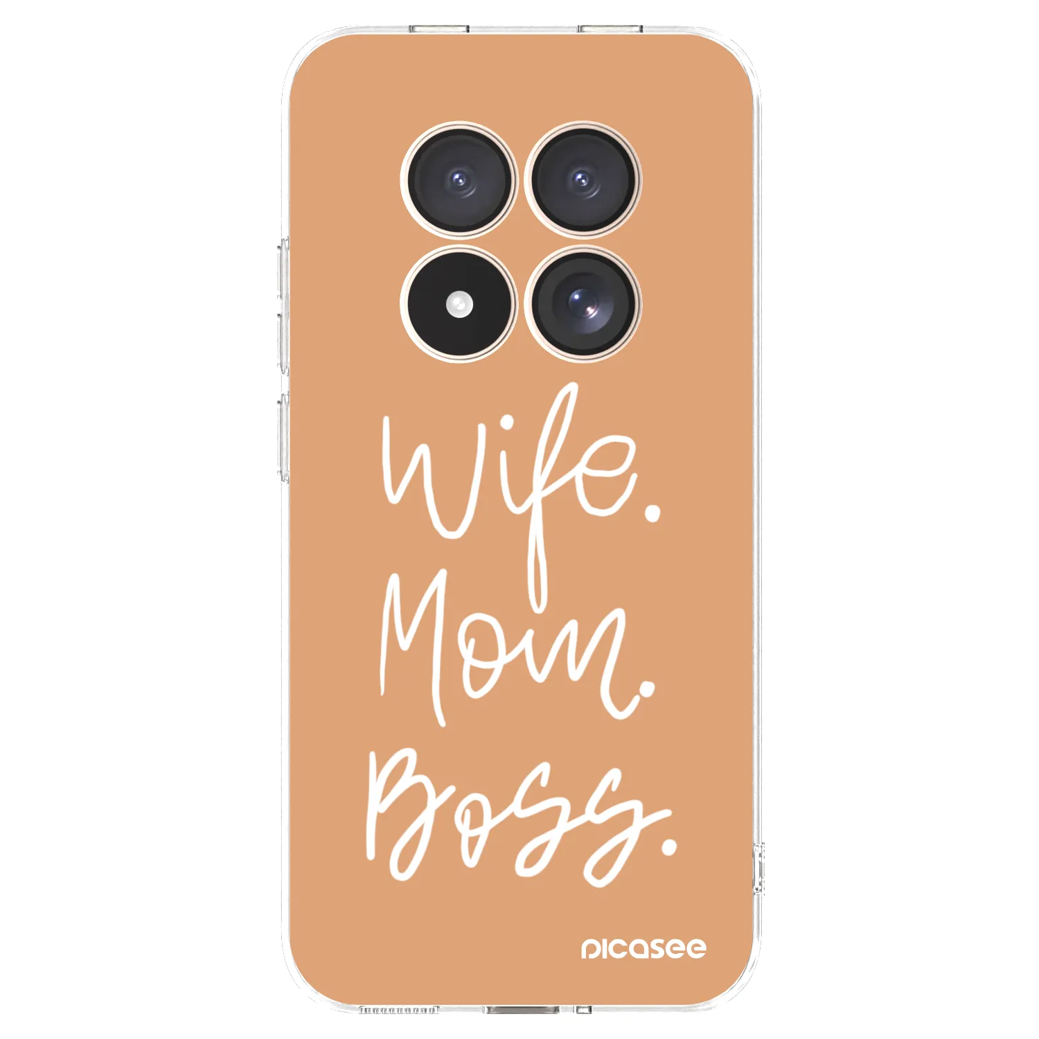 Picasee silikonový průhledný obal pro Xiaomi Redmi Note 15 Pro 4G - Boss Mama