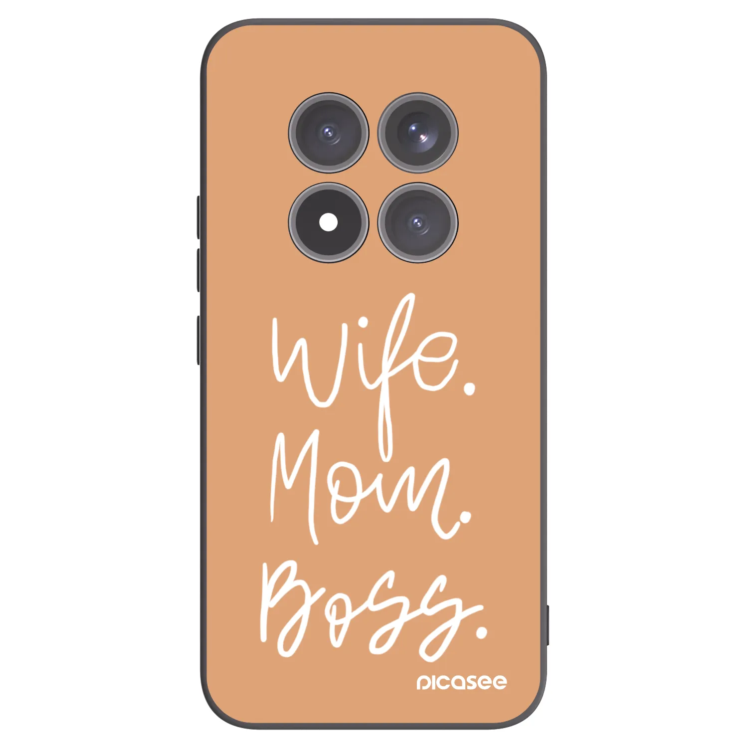 Picasee silikonový černý obal pro Xiaomi Redmi Note 15 Pro+ - Boss Mama
