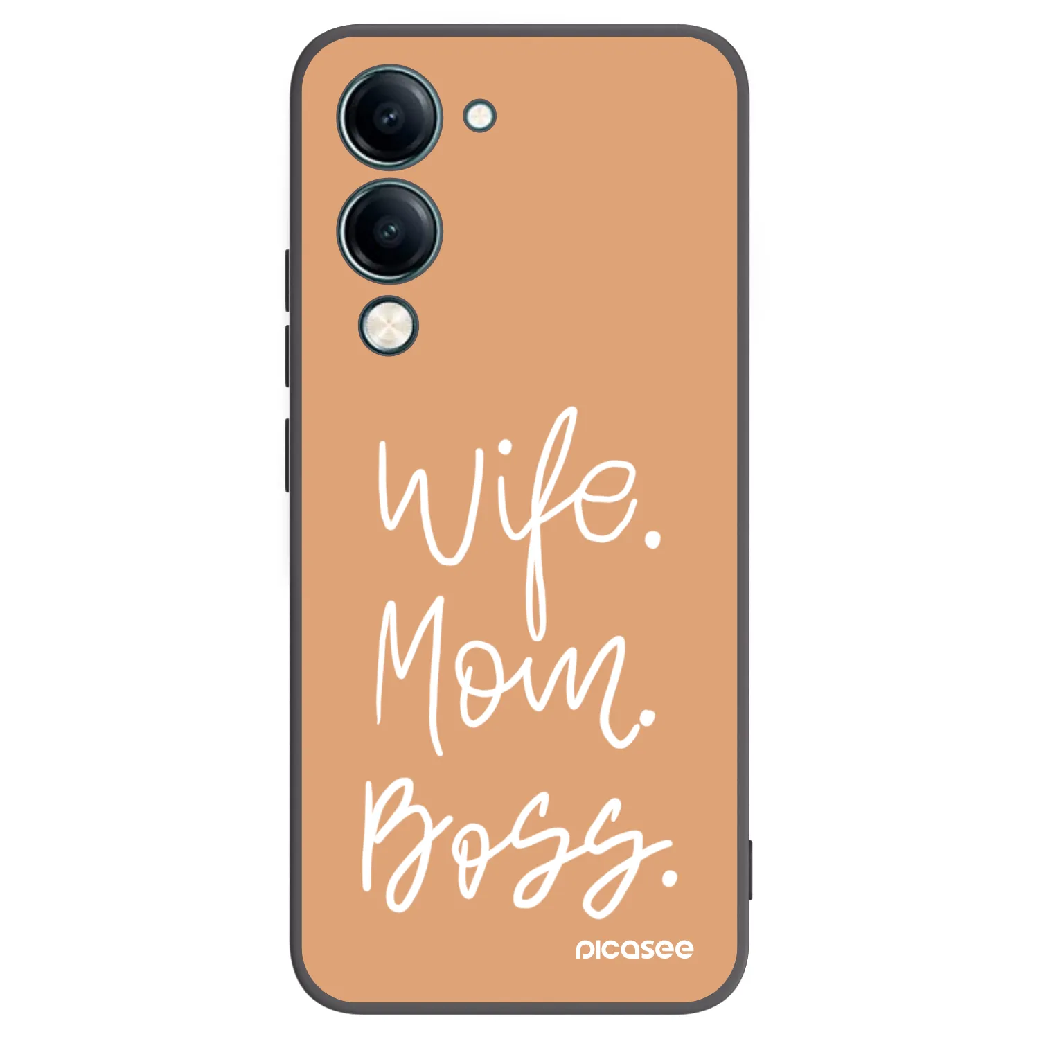 Picasee silikonový černý obal pro Vivo Y29s 5G - Boss Mama