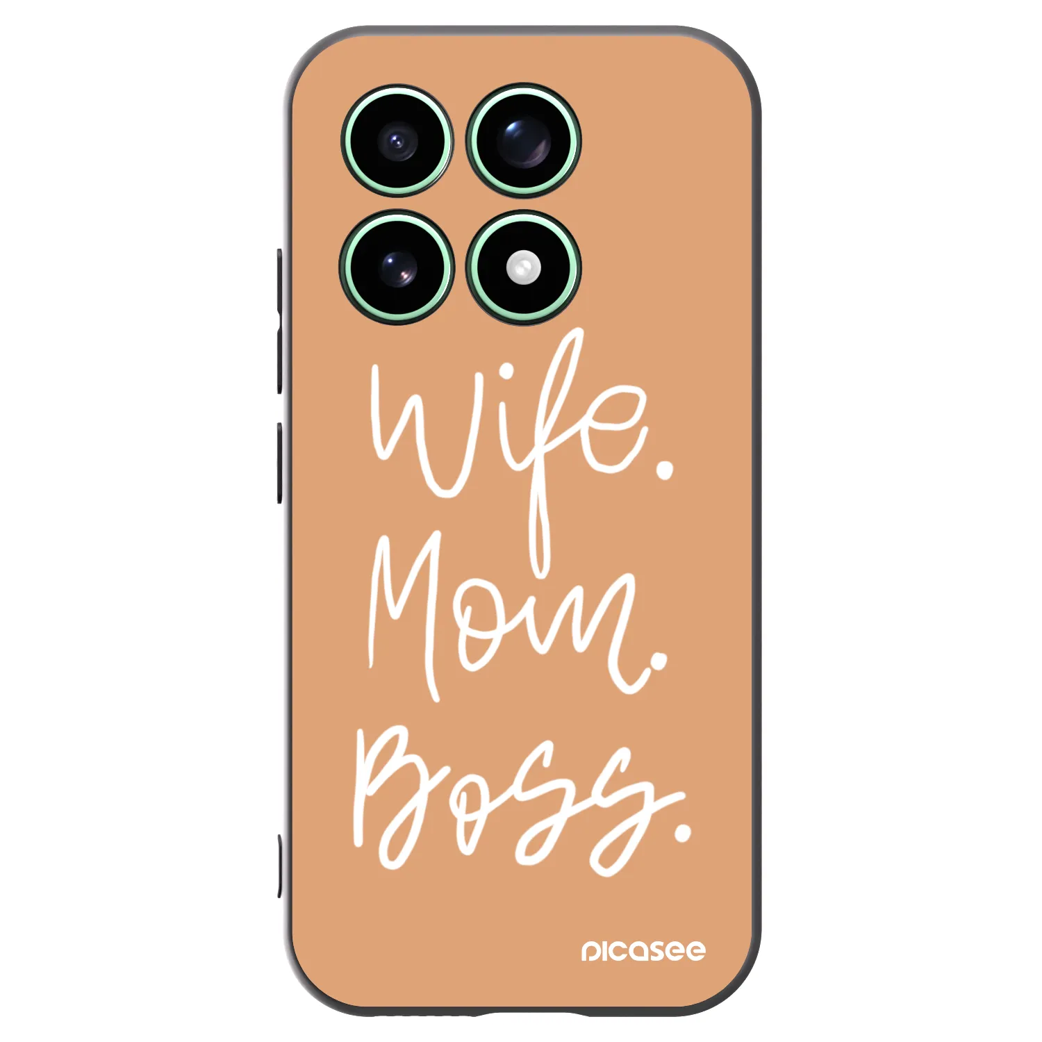 Picasee silikonový černý obal pro Xiaomi 17 - Boss Mama